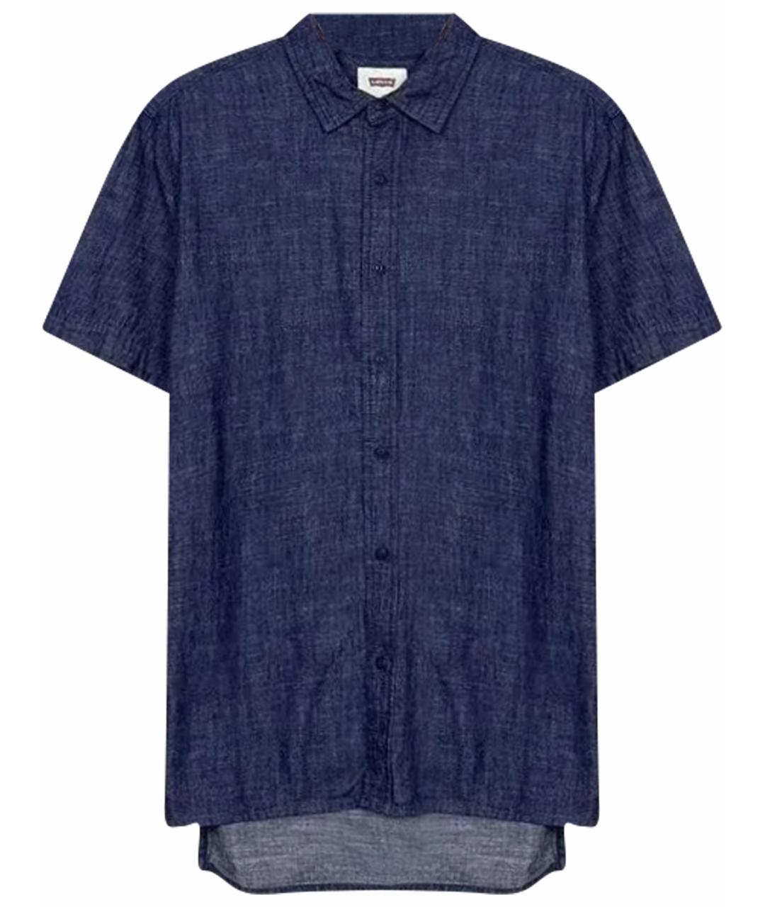LEVI'S Темно-синяя хлопковая кэжуал рубашка, фото 1