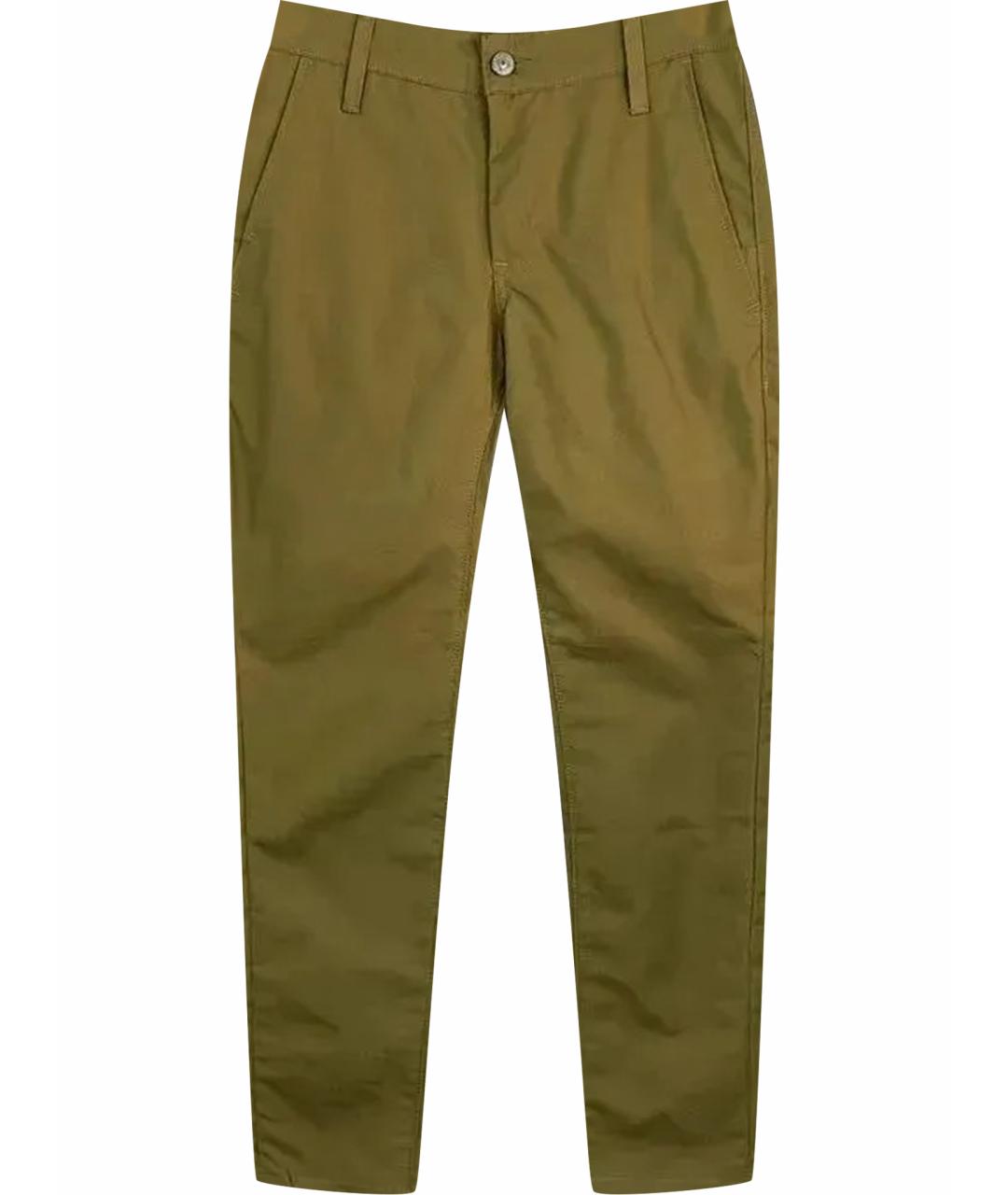 LEVI'S Горчичные хлопковые брюки узкие, фото 1