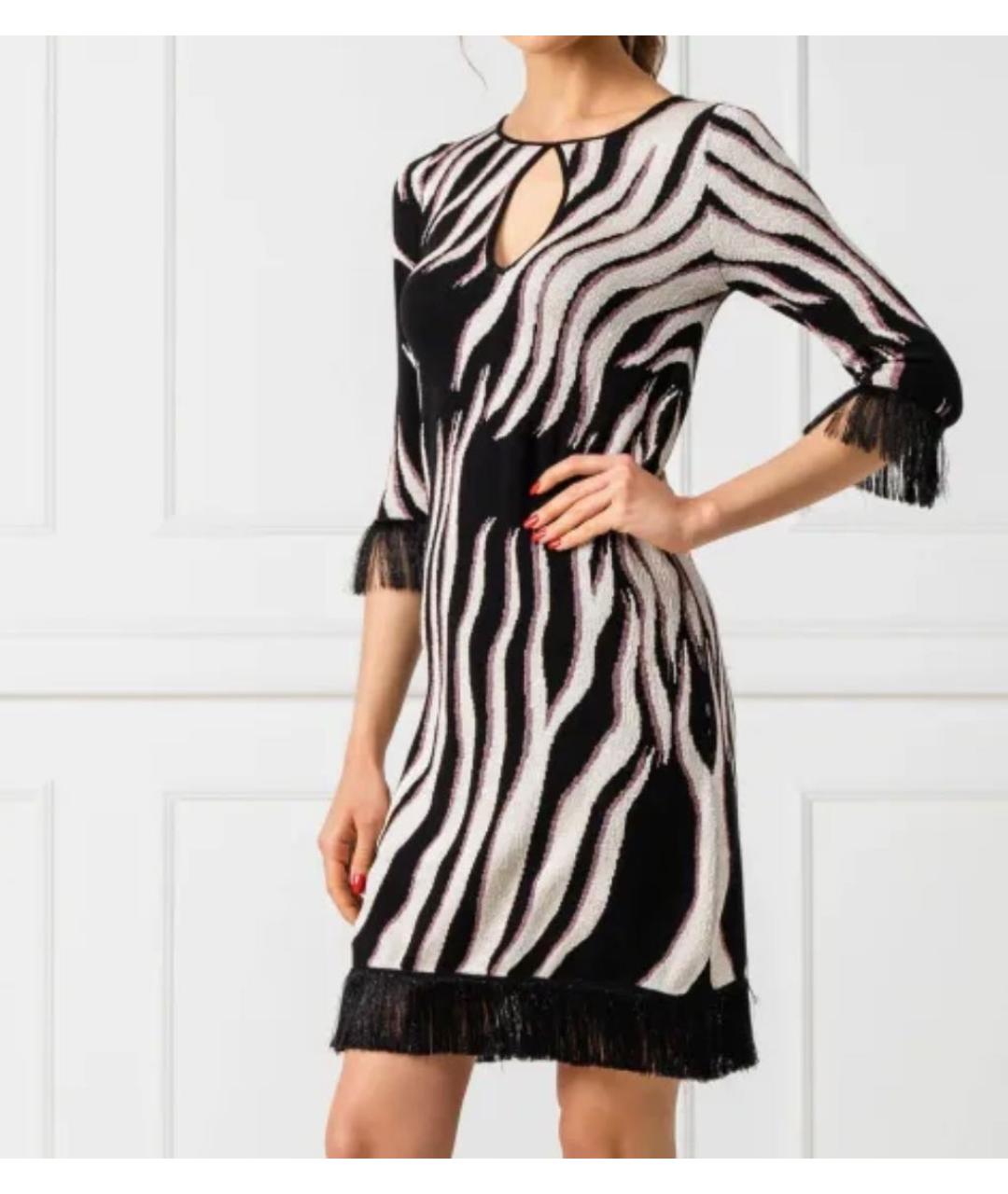 JUST CAVALLI Мульти вискозное повседневное платье, фото 6
