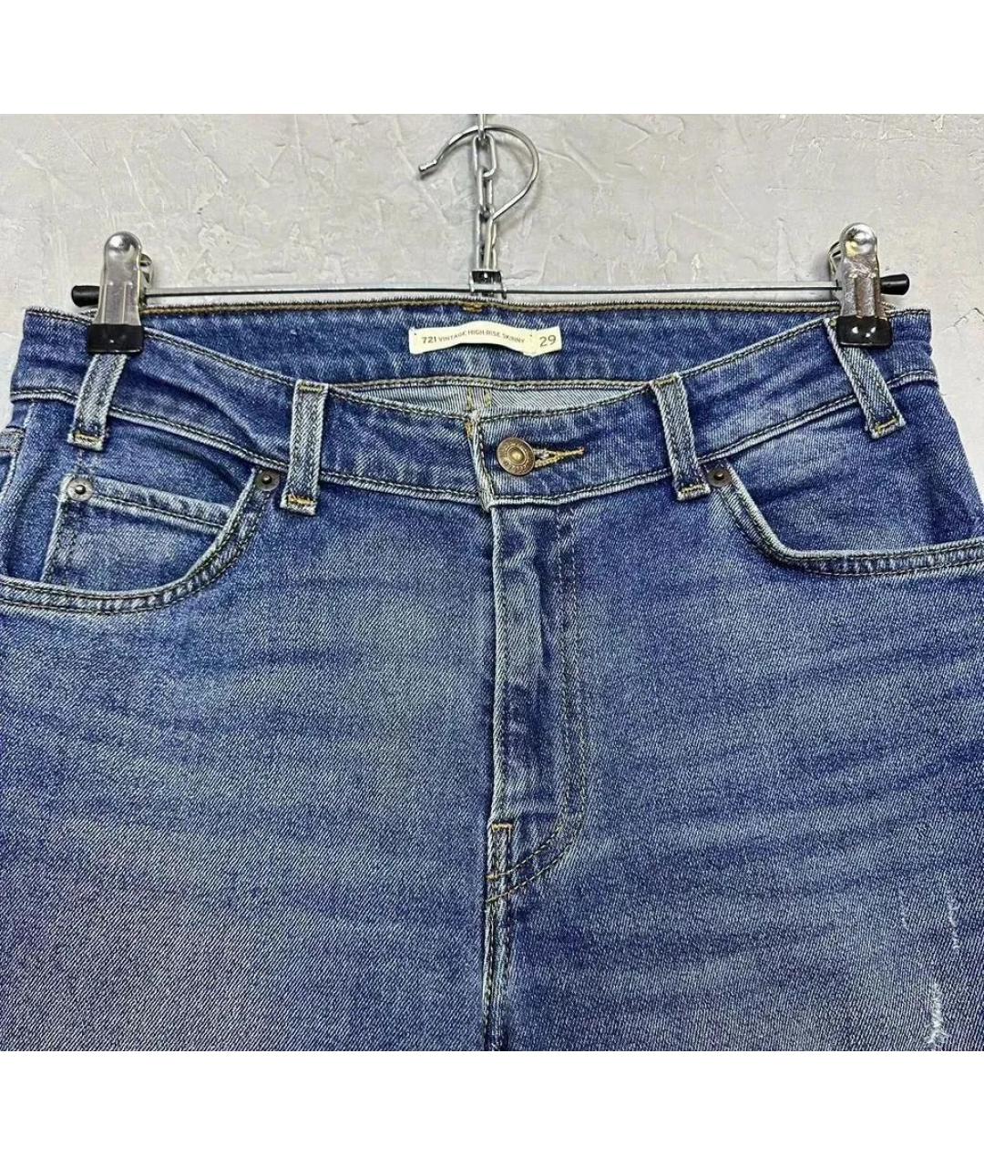 LEVI'S Синие джинсы слим, фото 5