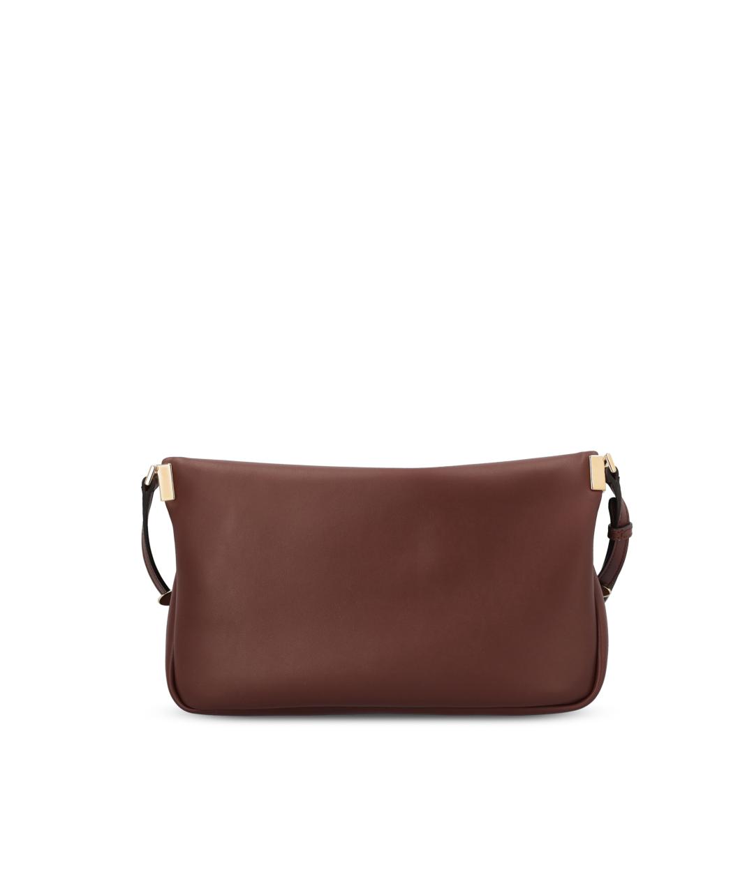 TOD'S Коричневая кожаная сумка через плечо, фото 4