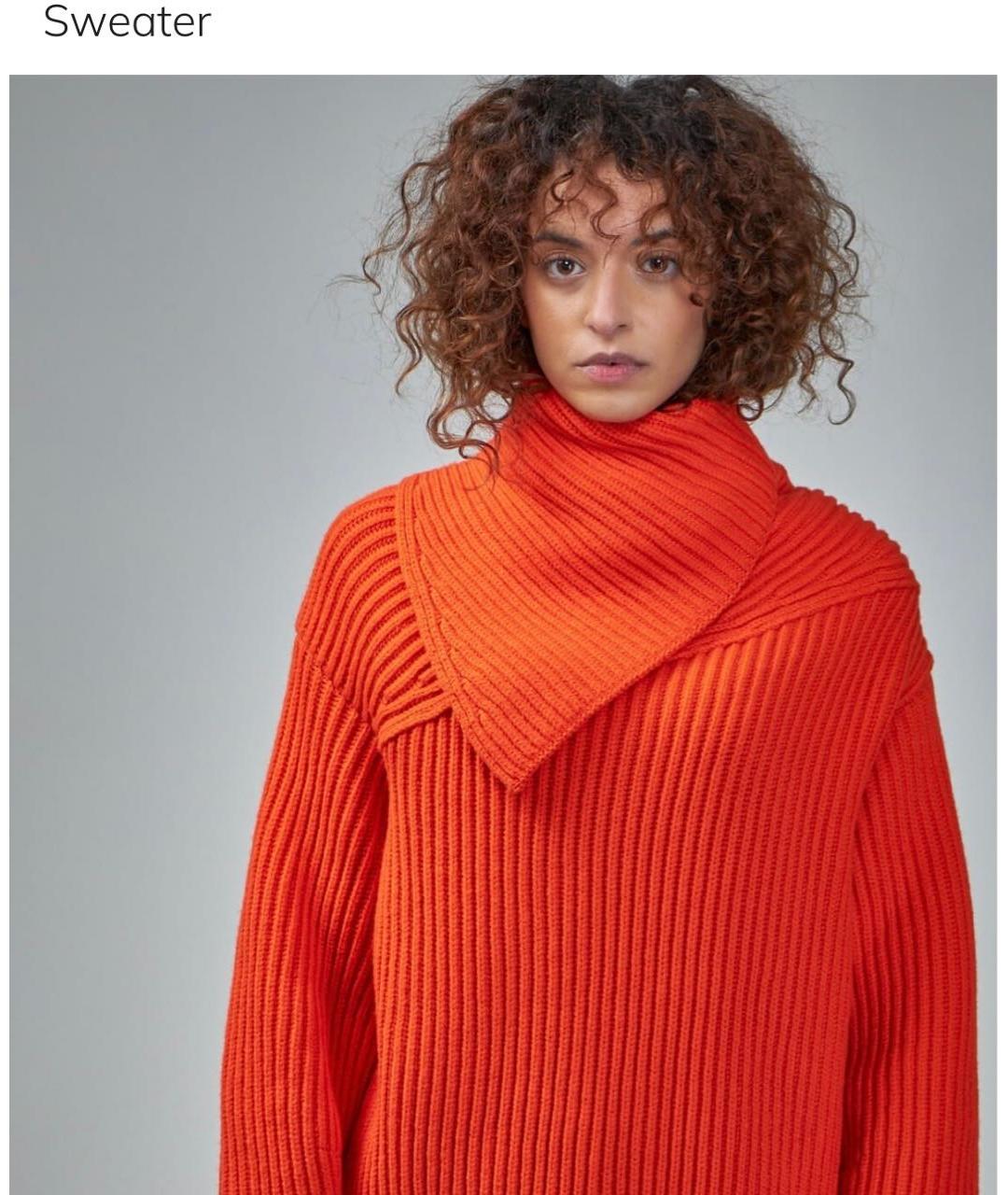 JIL SANDER Красный джемпер / свитер, фото 2