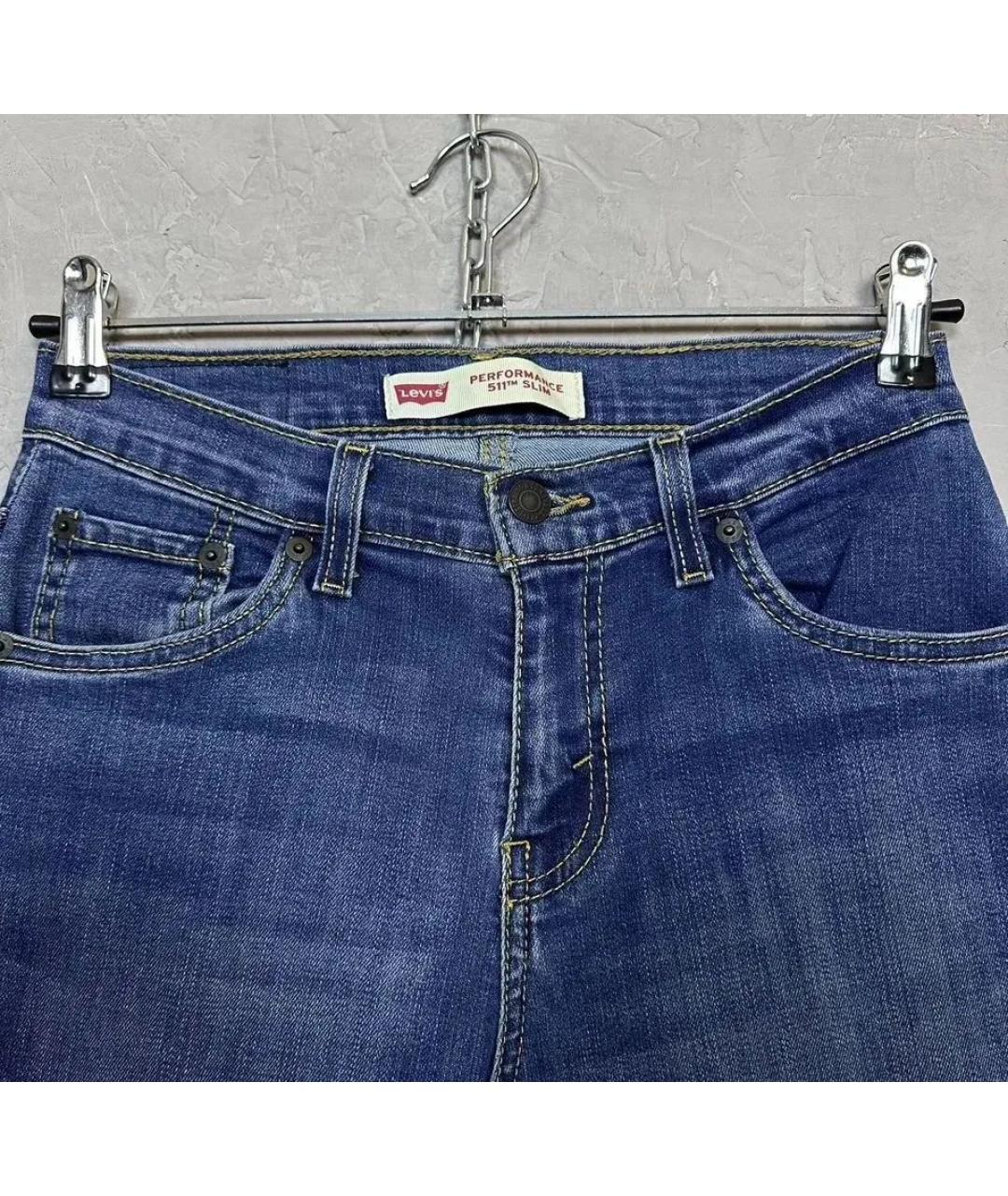 LEVI'S Синие джинсы слим, фото 5