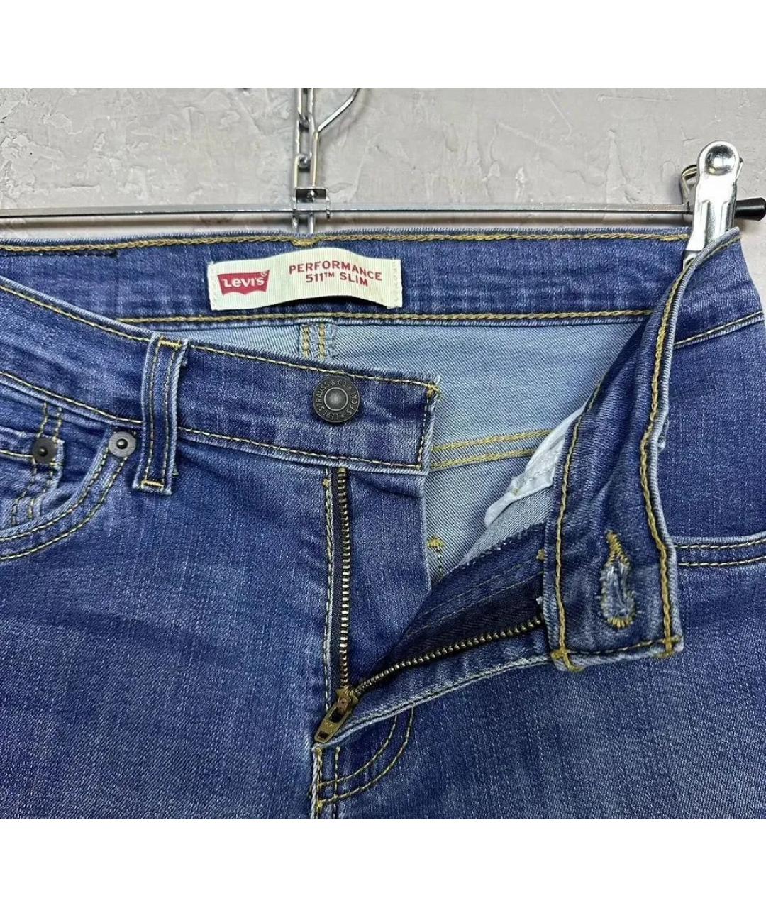 LEVI'S Синие джинсы слим, фото 6