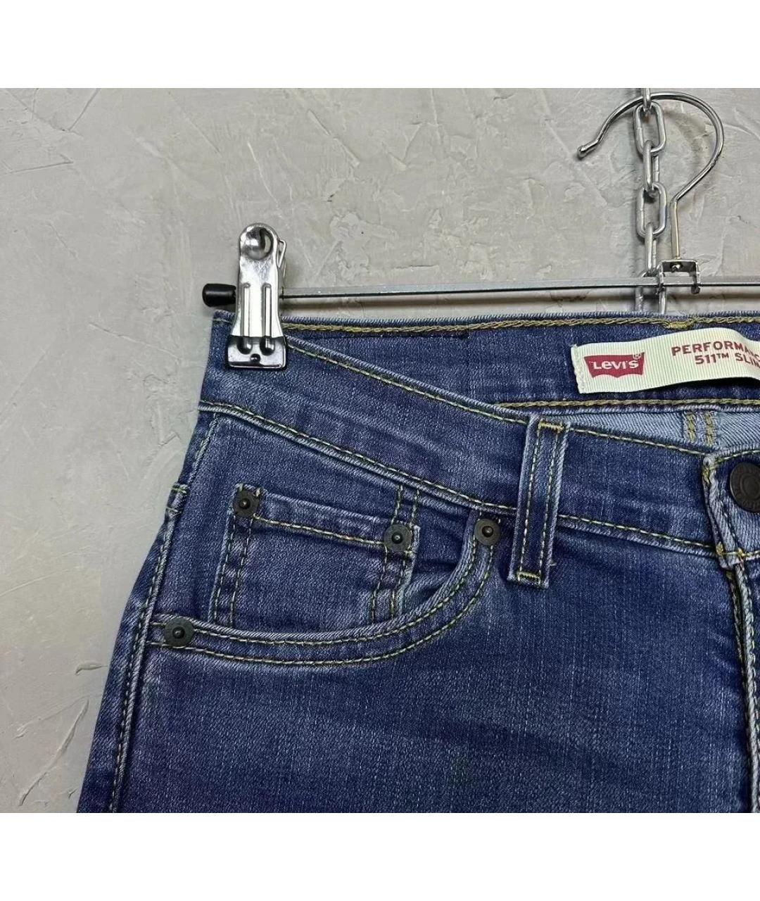 LEVI'S Синие джинсы слим, фото 7