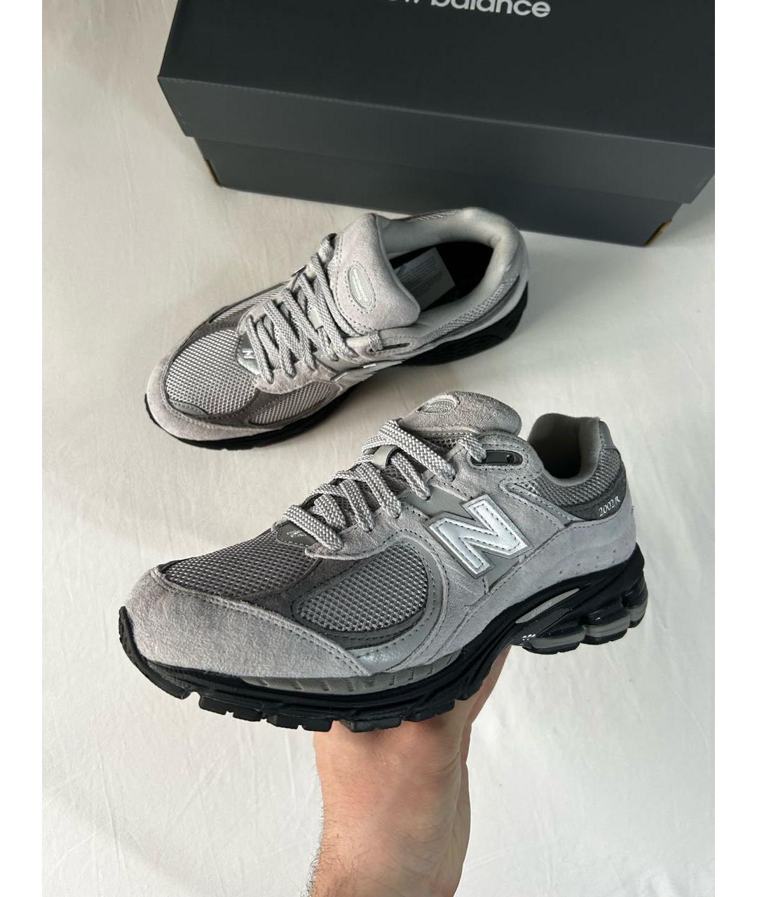 NEW BALANCE Серые низкие кроссовки / кеды, фото 2