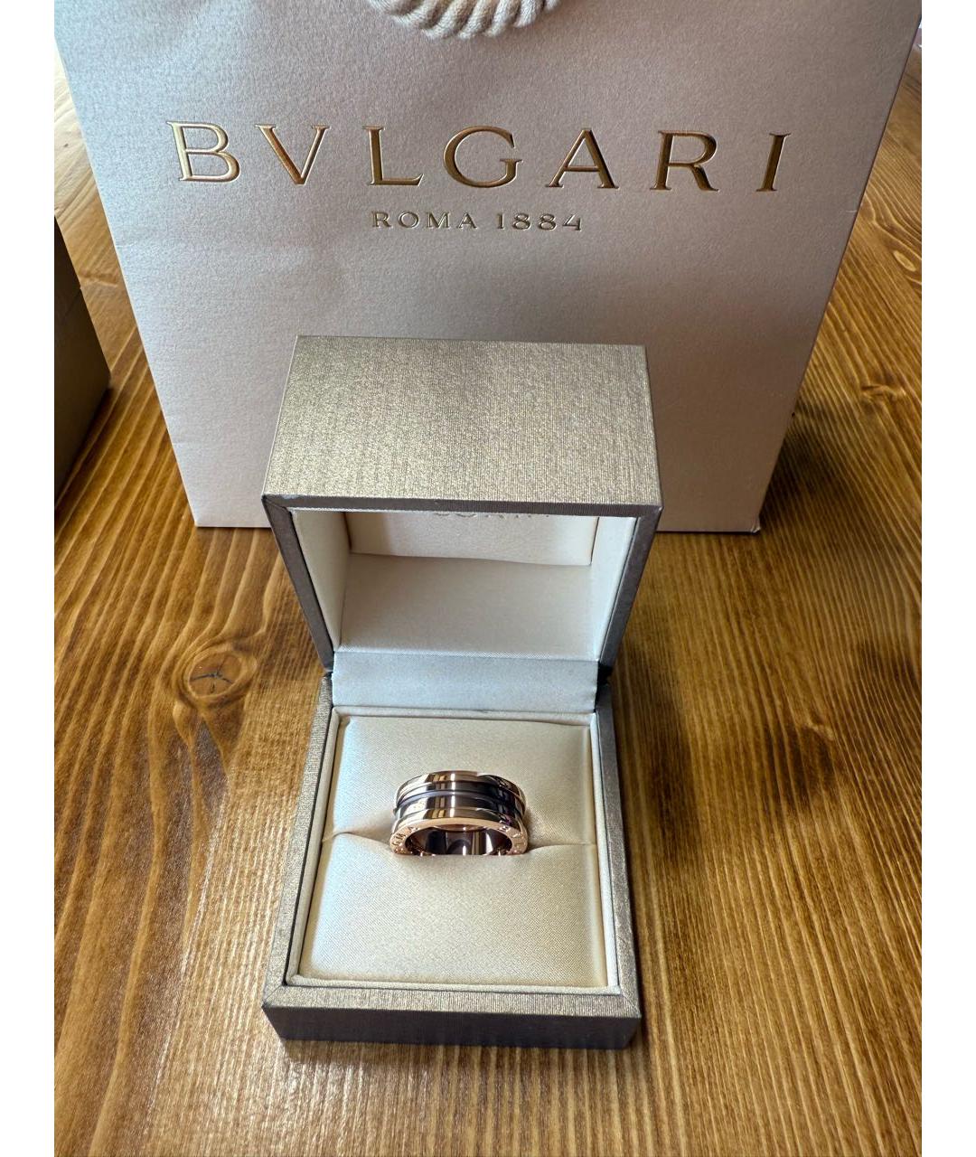 BVLGARI Золотое кольцо из розового золота, фото 4
