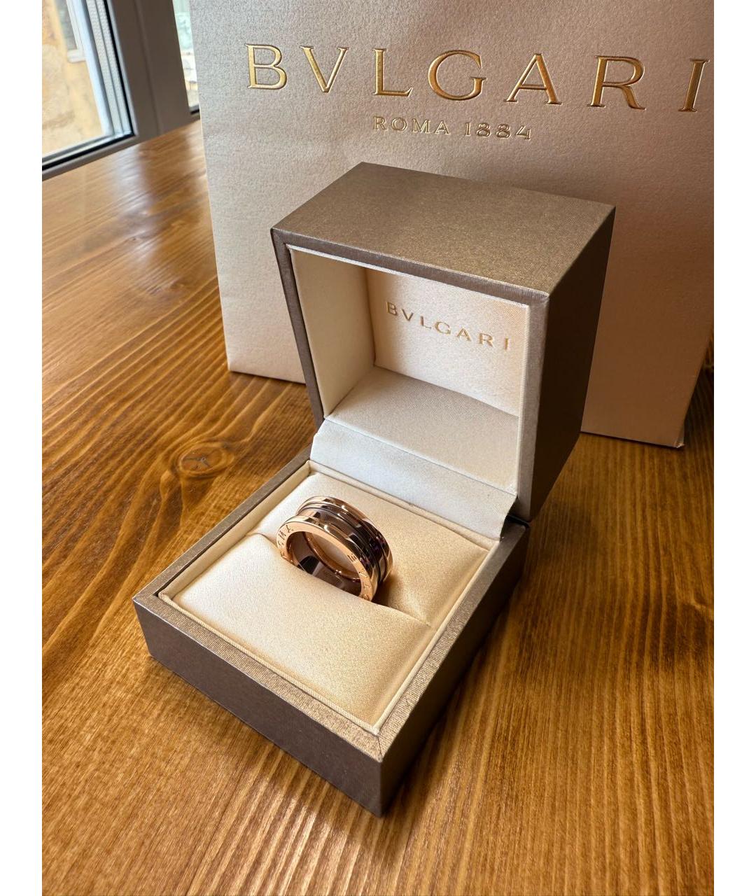 BVLGARI Золотое кольцо из розового золота, фото 5