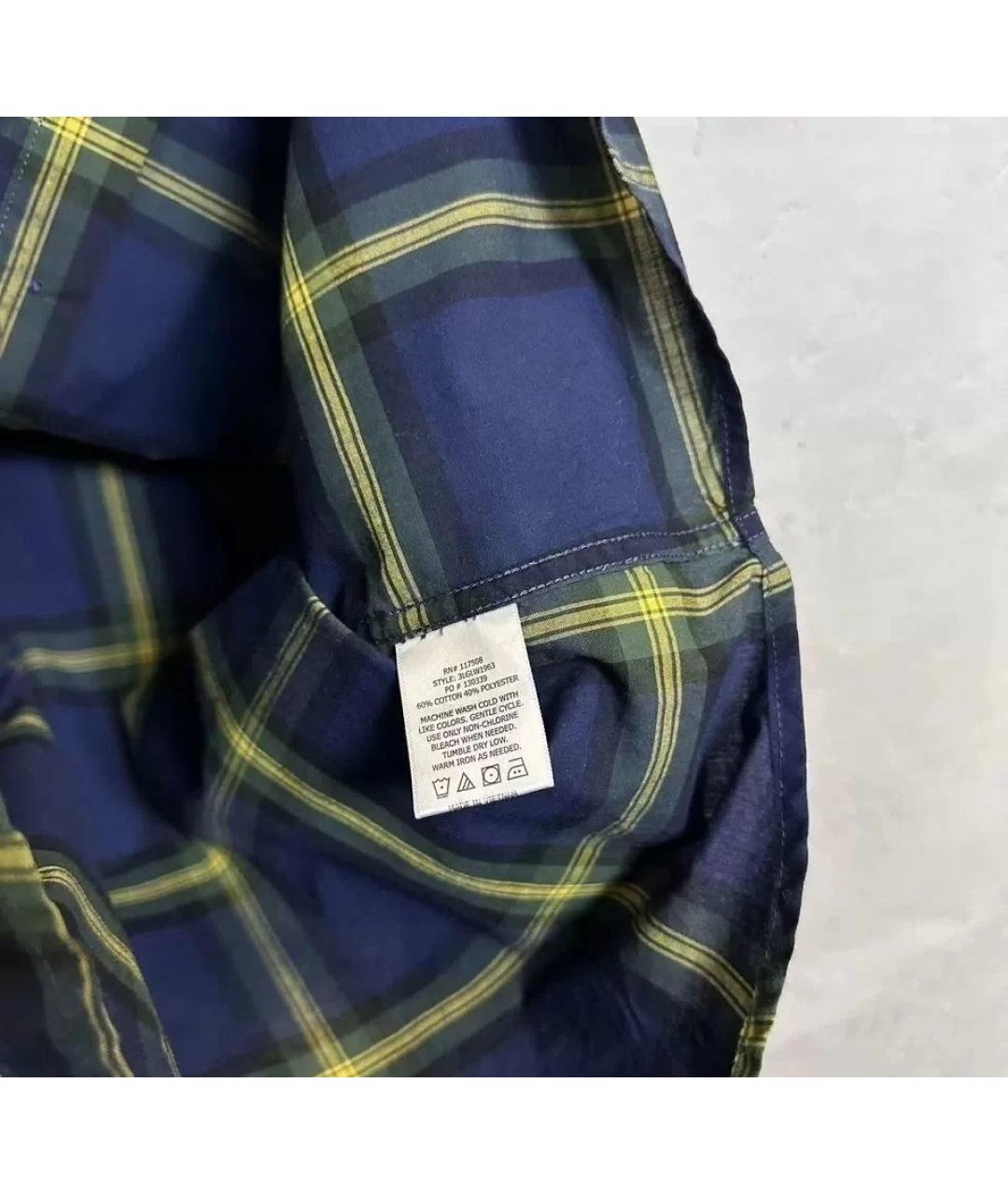 LEVI'S Темно-синяя хлопковая кэжуал рубашка, фото 6