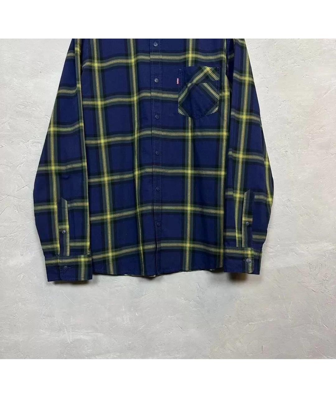 LEVI'S Темно-синяя хлопковая кэжуал рубашка, фото 4