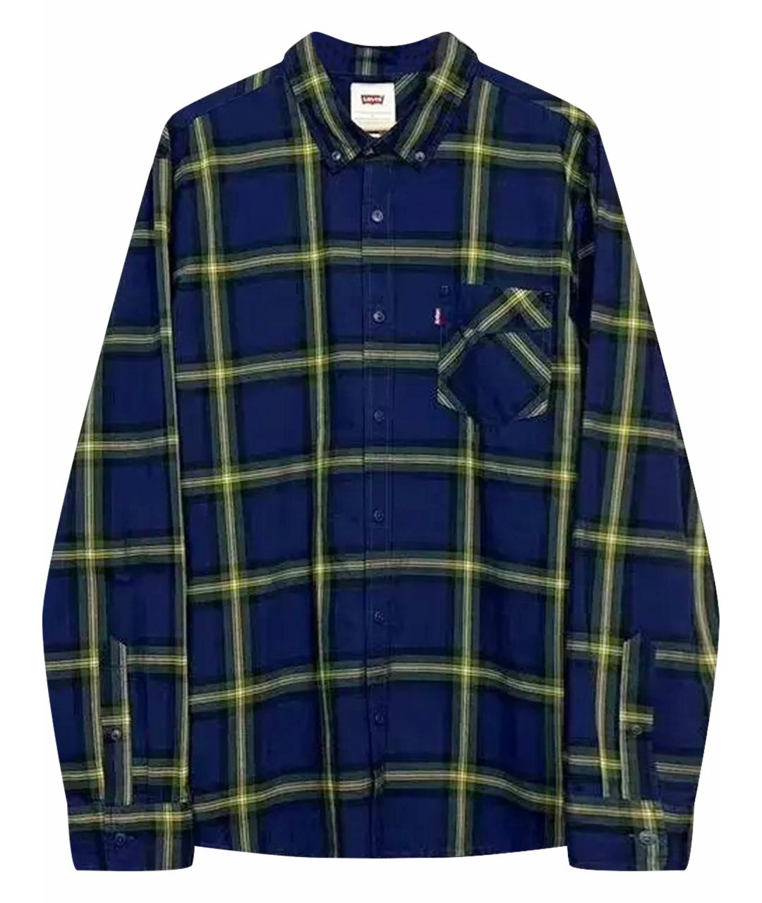 LEVI'S Темно-синяя хлопковая кэжуал рубашка, фото 1