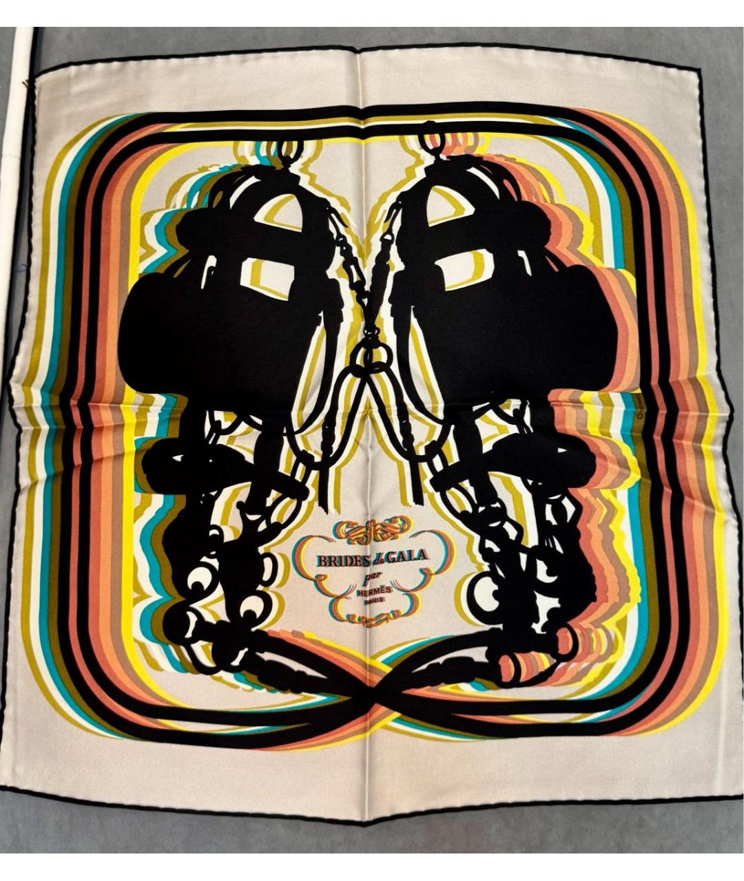 HERMES Шелковый платок, фото 4