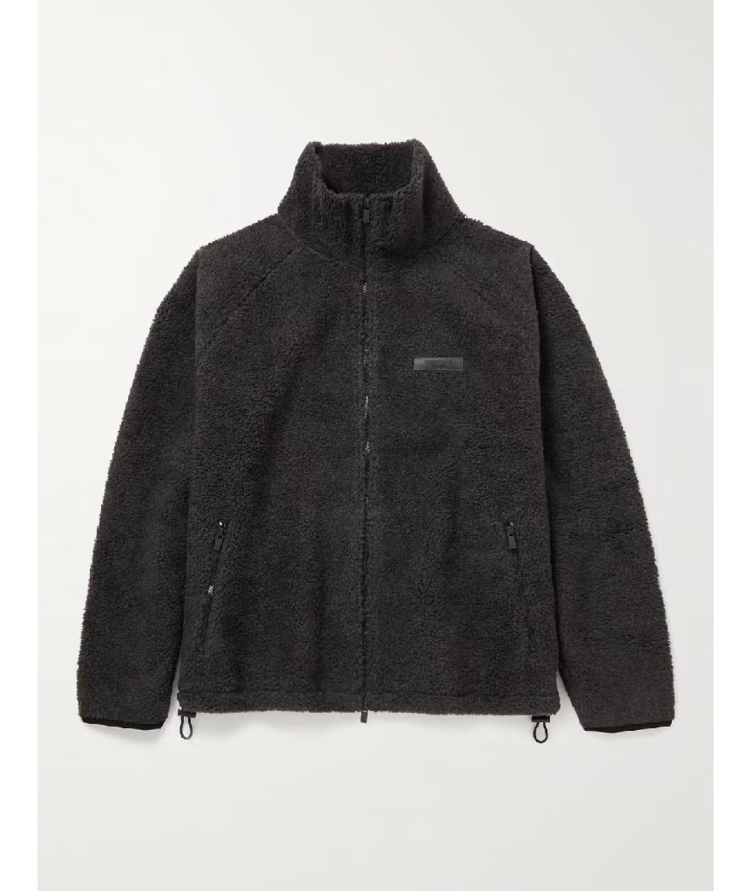 FEAR OF GOD ESSENTIALS Антрацитовая полиэстеровая куртка, фото 9