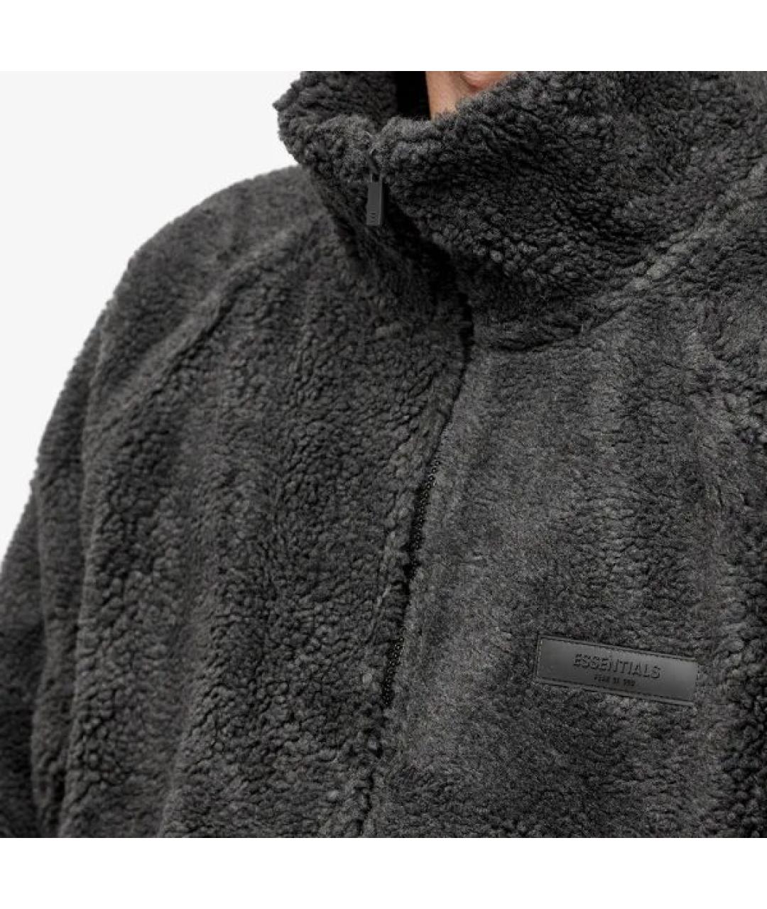 FEAR OF GOD ESSENTIALS Антрацитовая полиэстеровая куртка, фото 8