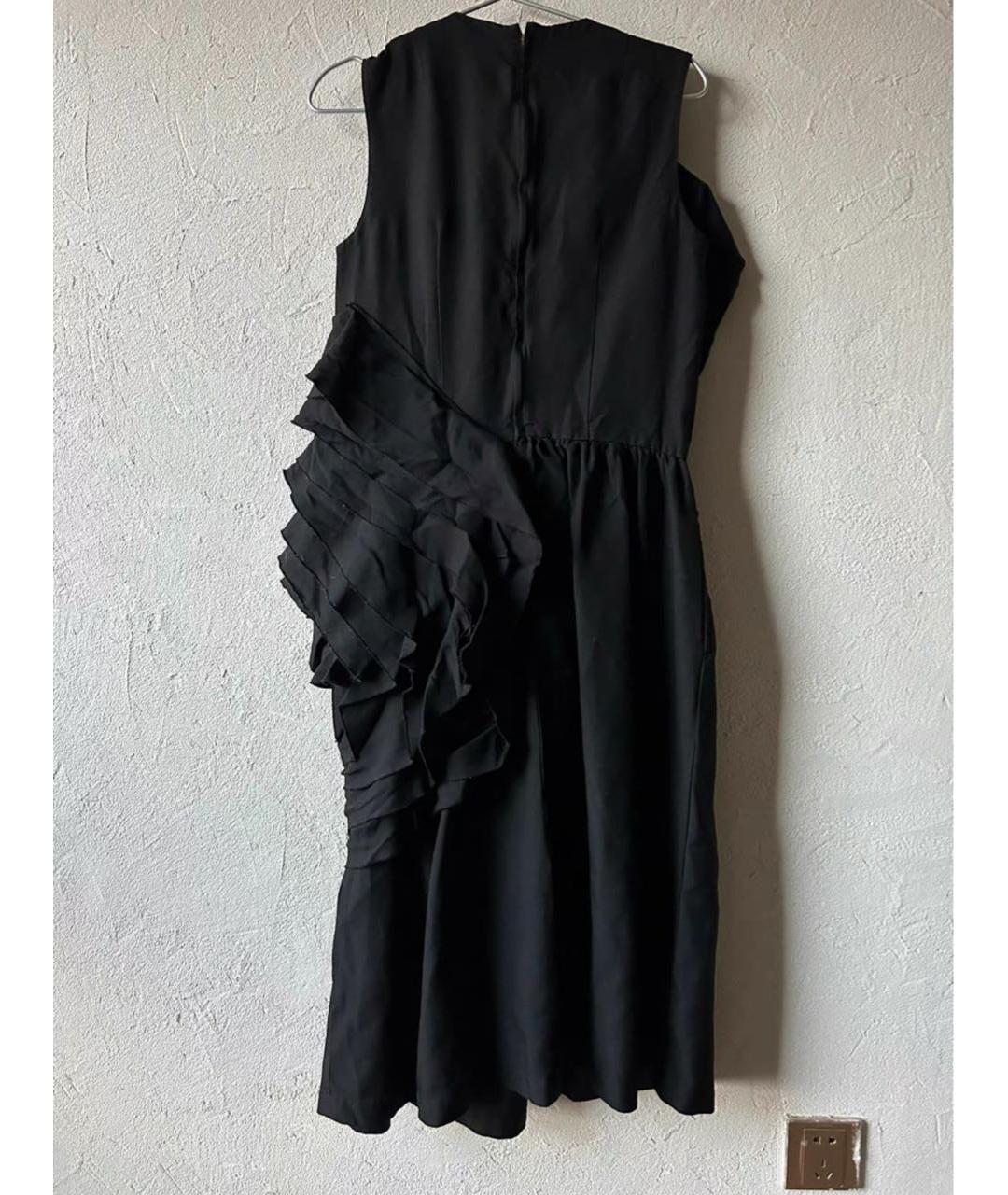 COMME DES GARÇONS Черное хлопковое вечернее платье, фото 2