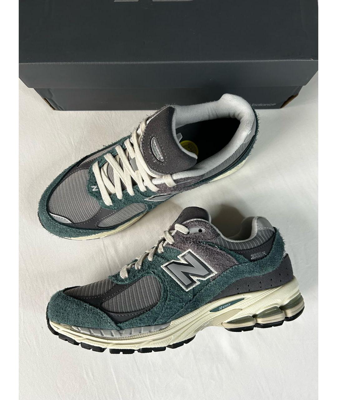 NEW BALANCE Зеленые низкие кроссовки / кеды, фото 4