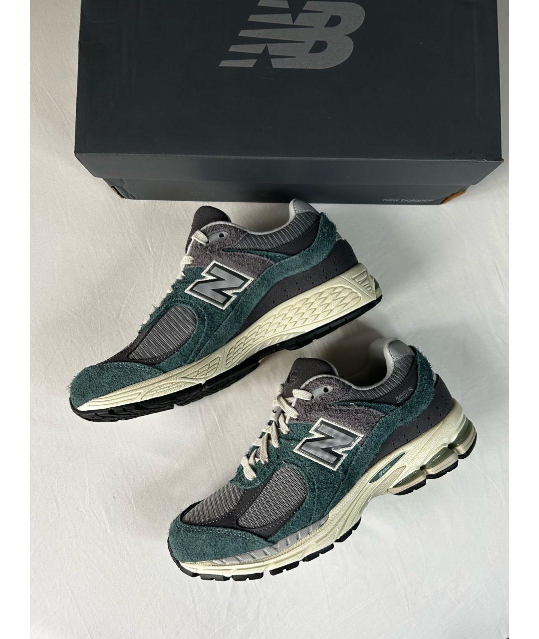 NEW BALANCE Зеленые низкие кроссовки / кеды, фото 3