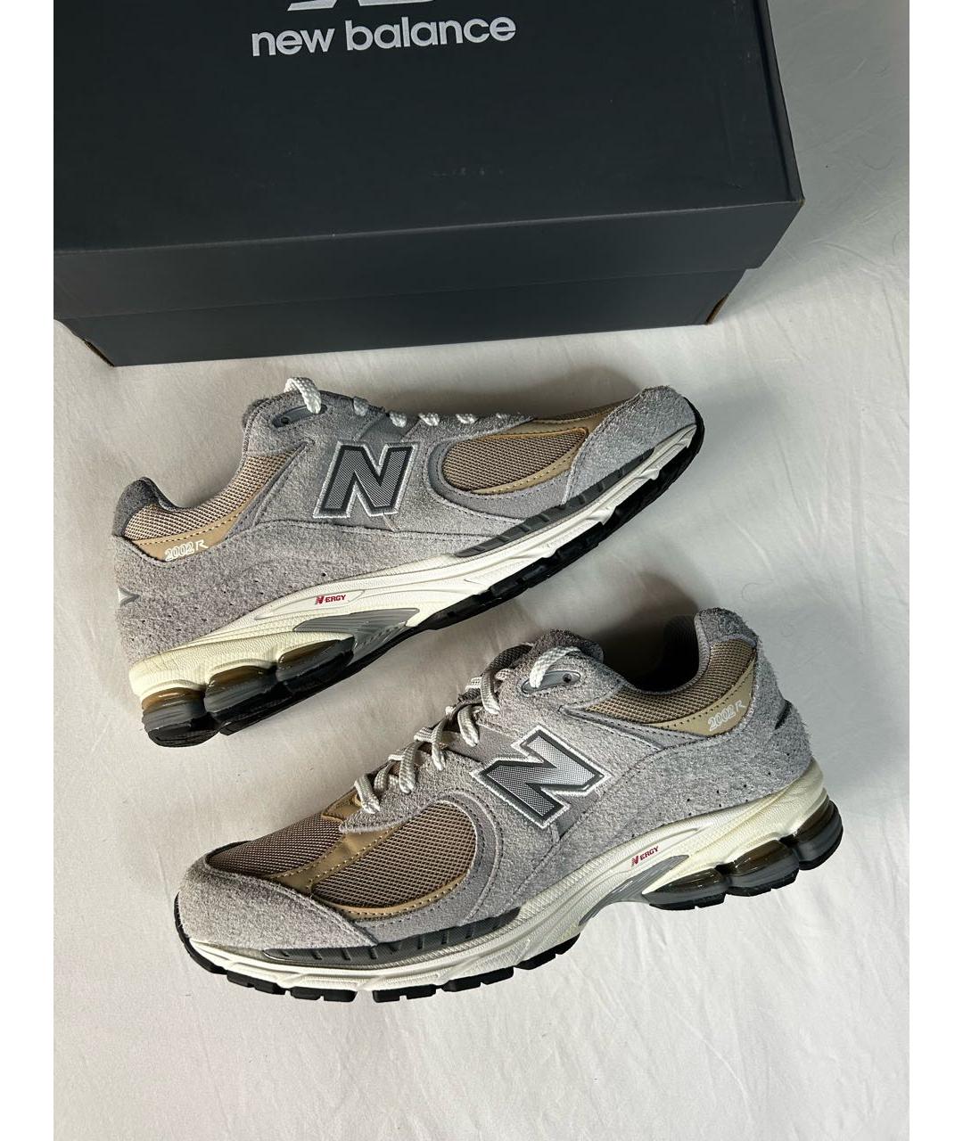 NEW BALANCE Серые низкие кроссовки / кеды, фото 4