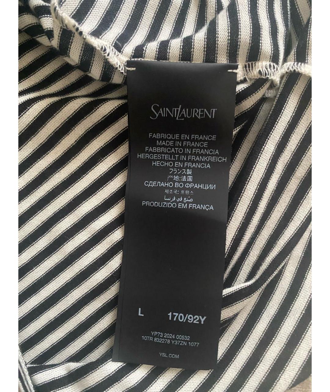 SAINT LAURENT Хлопковая майка, фото 5