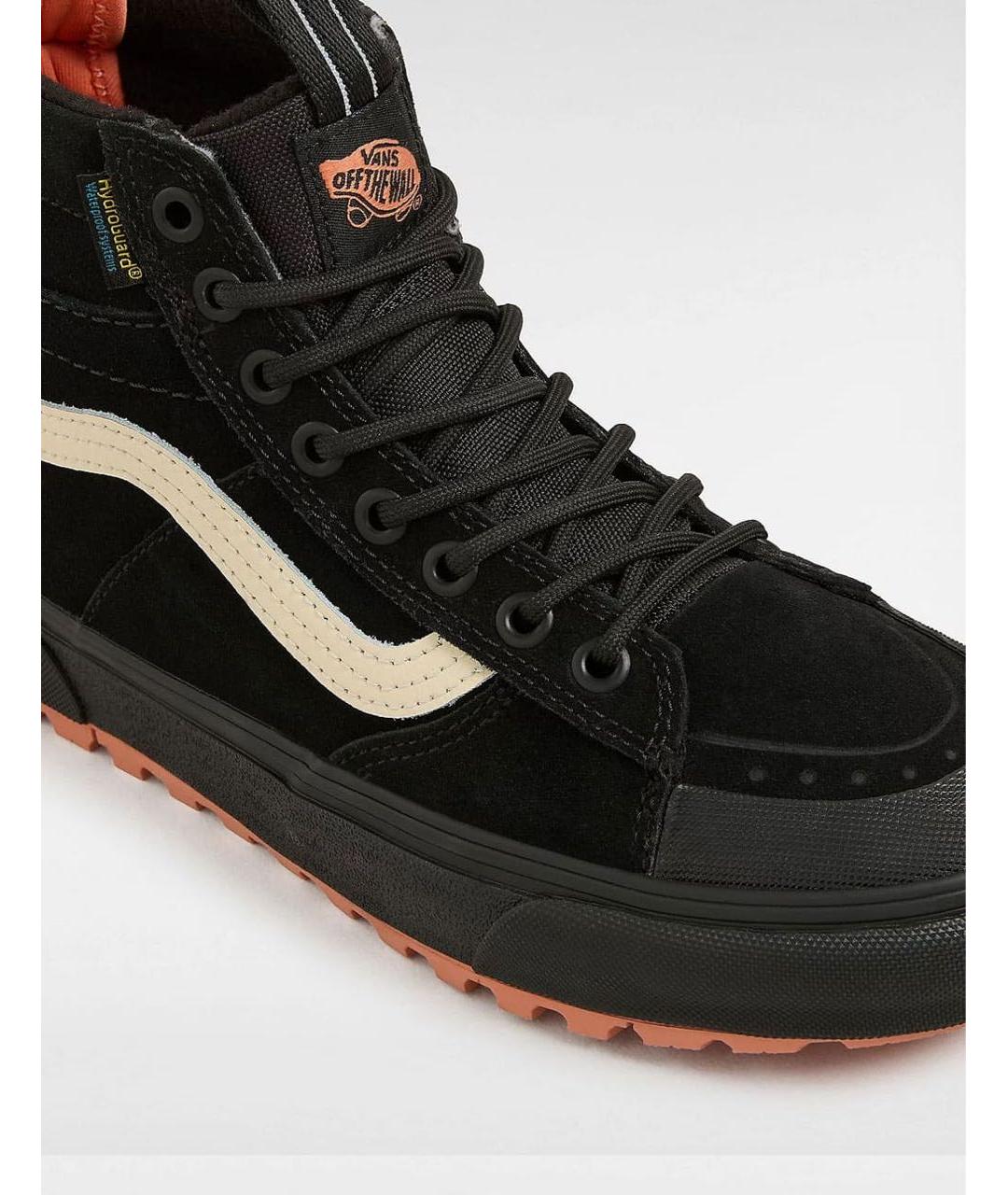 VANS Черные замшевые высокие кроссовки / кеды, фото 8