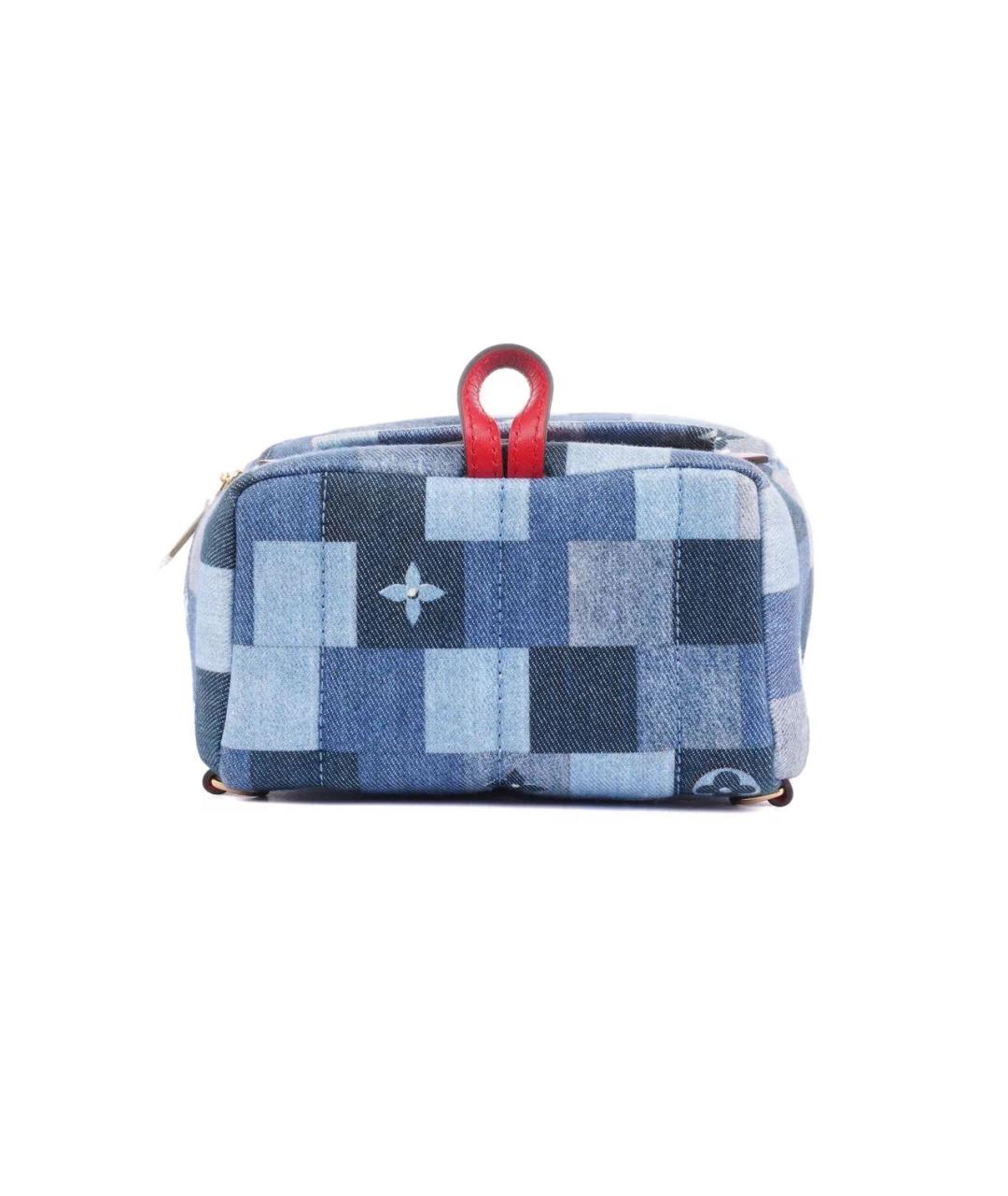 LOUIS VUITTON Синий деним рюкзак, фото 6