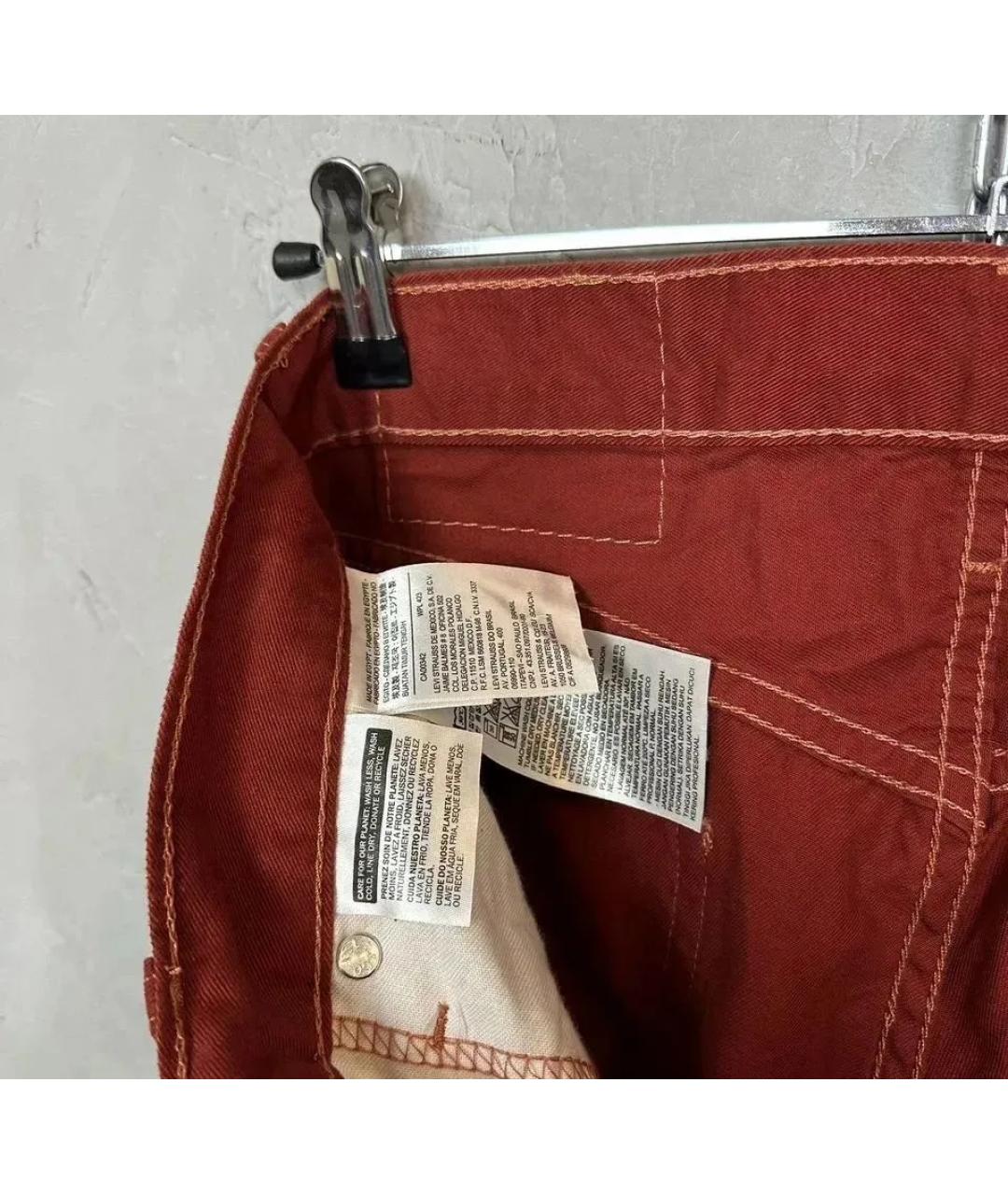 LEVI'S Бордовые брюки чинос, фото 5