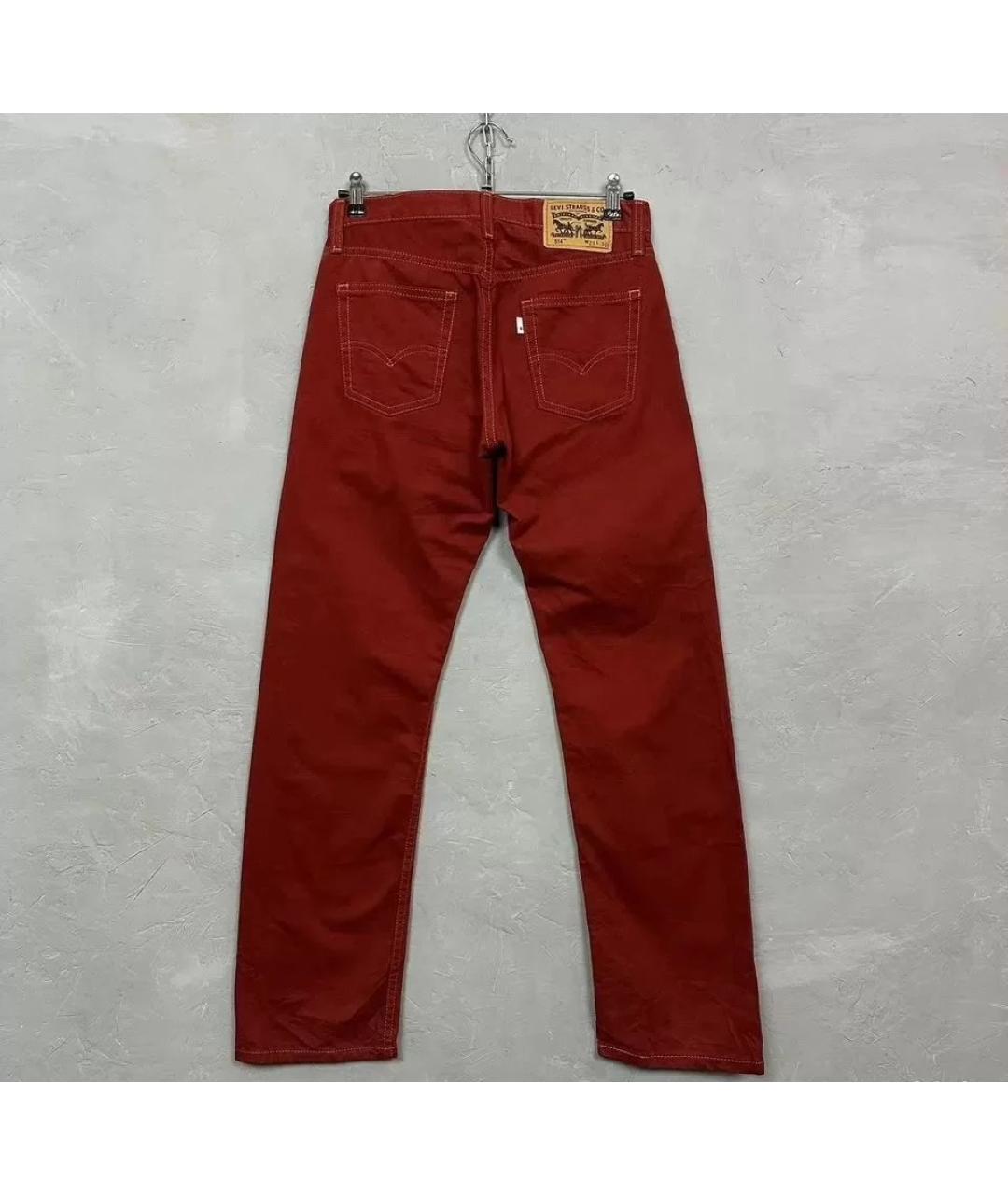LEVI'S Бордовые брюки чинос, фото 2