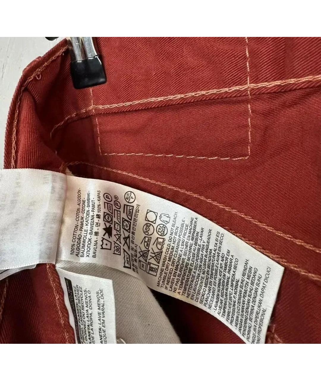 LEVI'S Бордовые брюки чинос, фото 6