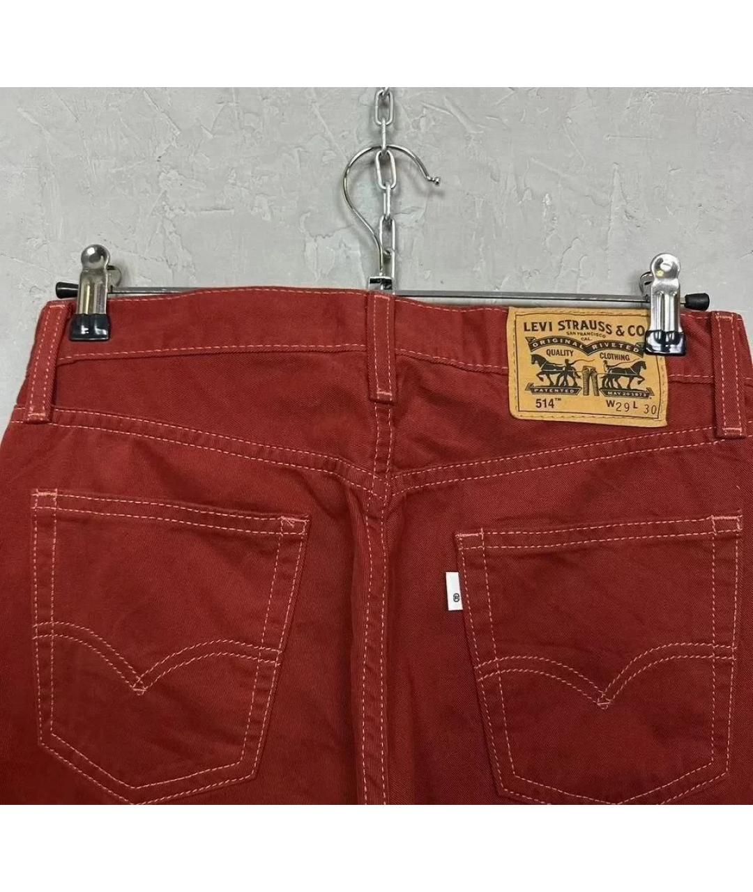 LEVI'S Бордовые брюки чинос, фото 3