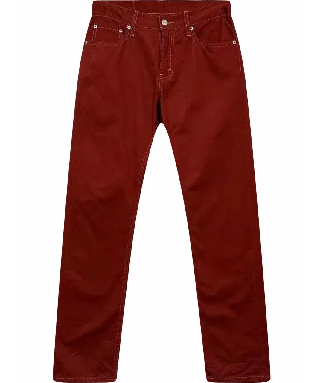 LEVI'S Бордовые брюки чинос, фото 1