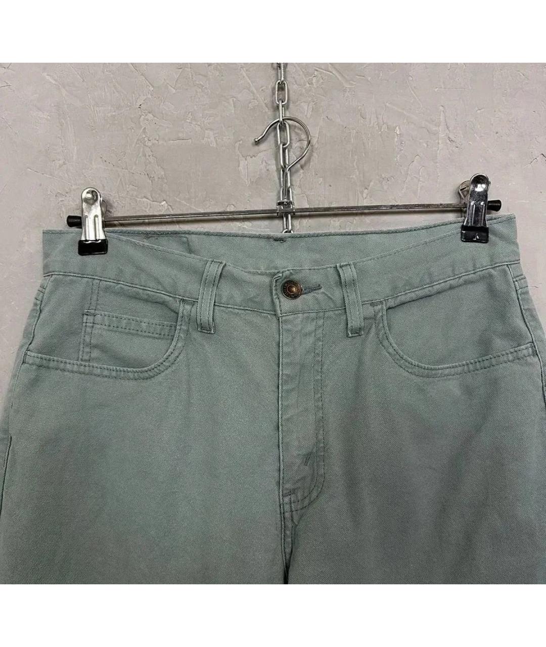 LEVI'S Бирюзовые хлопко-эластановые джинсы клеш, фото 5