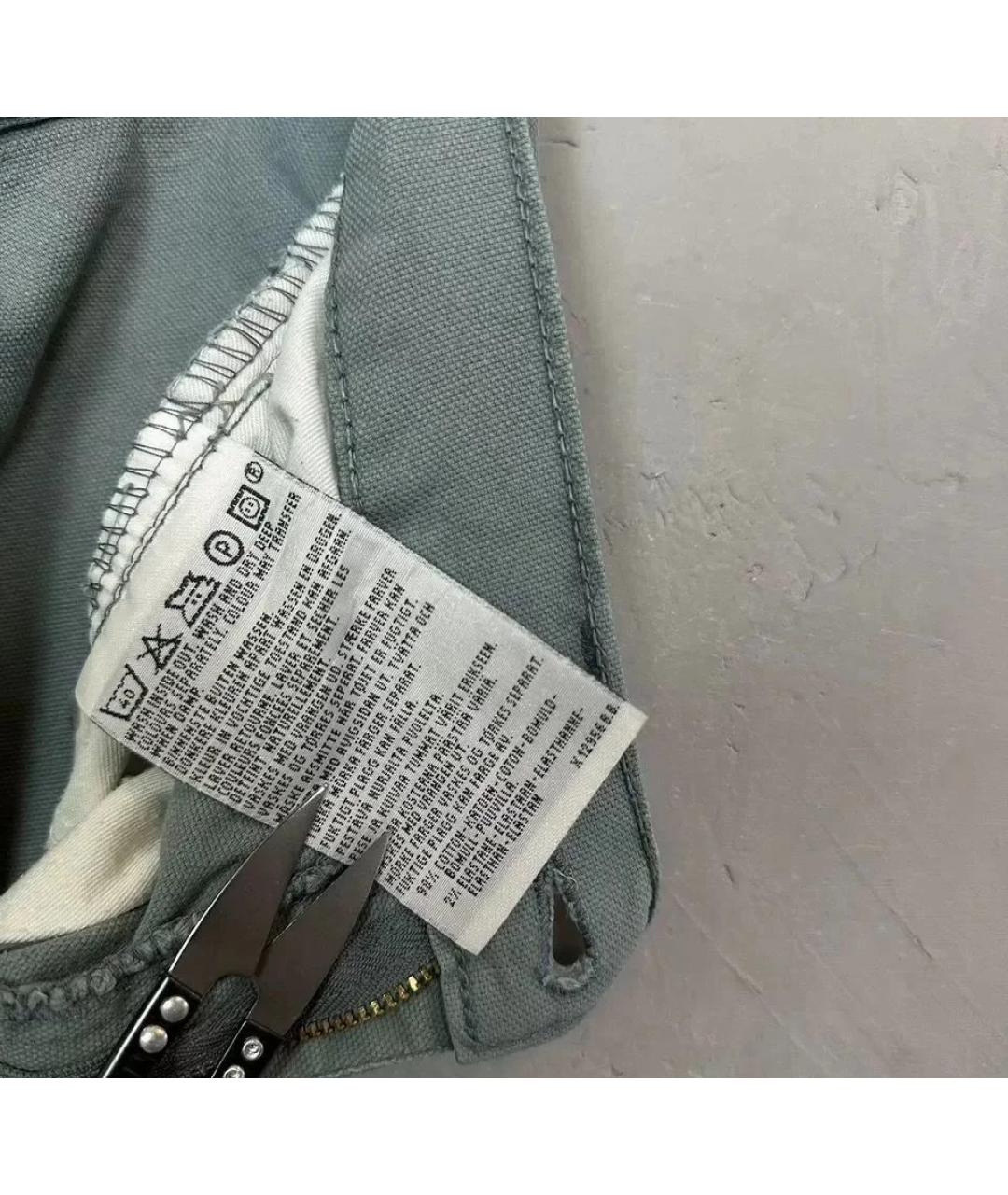 LEVI'S Бирюзовые хлопко-эластановые джинсы клеш, фото 8