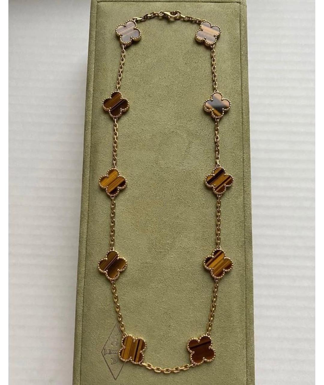 VAN CLEEF & ARPELS Оранжевое колье из желтого золота, фото 2