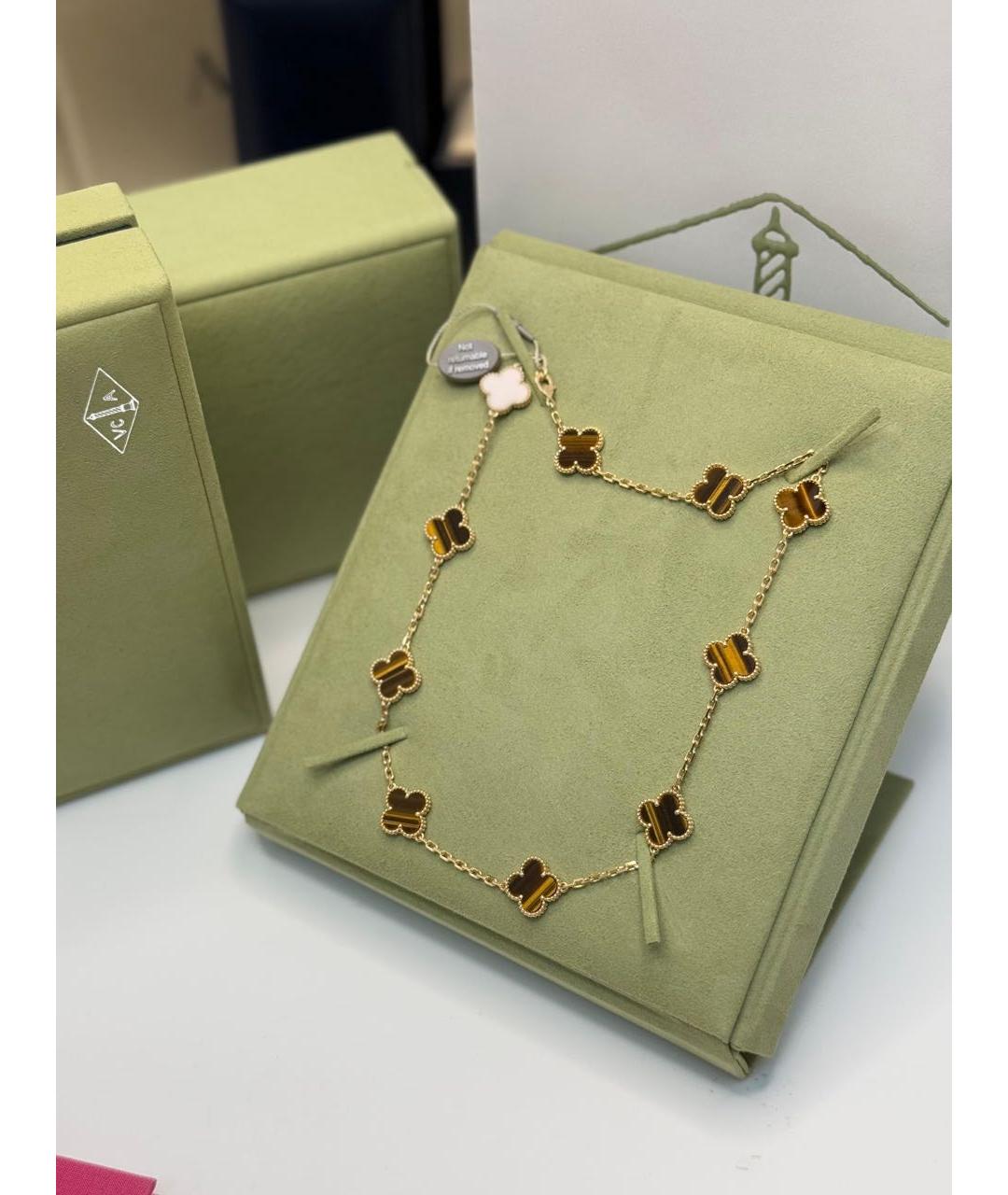 VAN CLEEF & ARPELS Оранжевое колье из желтого золота, фото 3