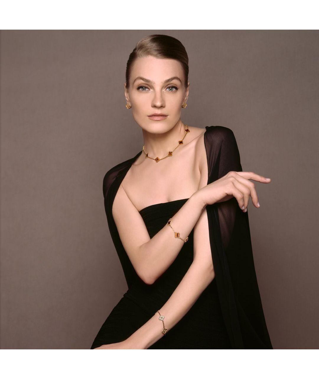 VAN CLEEF & ARPELS Оранжевое колье из желтого золота, фото 6