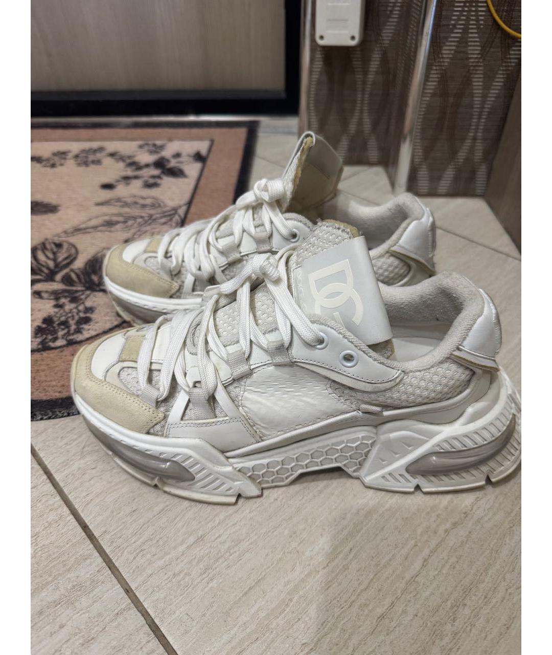 DOLCE&GABBANA Белые кроссовки, фото 3