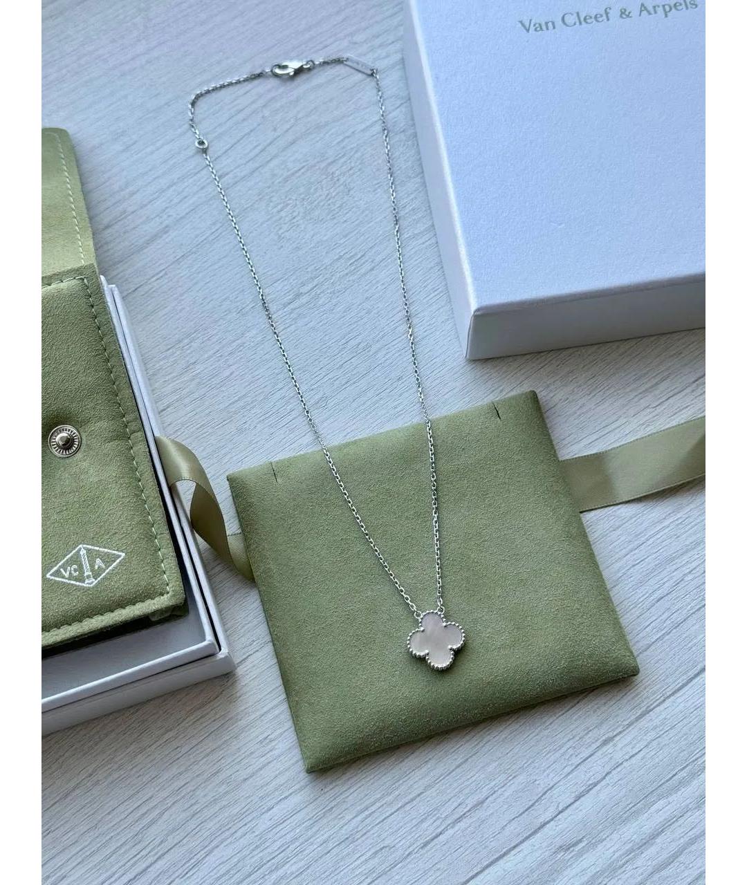 VAN CLEEF & ARPELS Белая подвеска из белого золота, фото 4