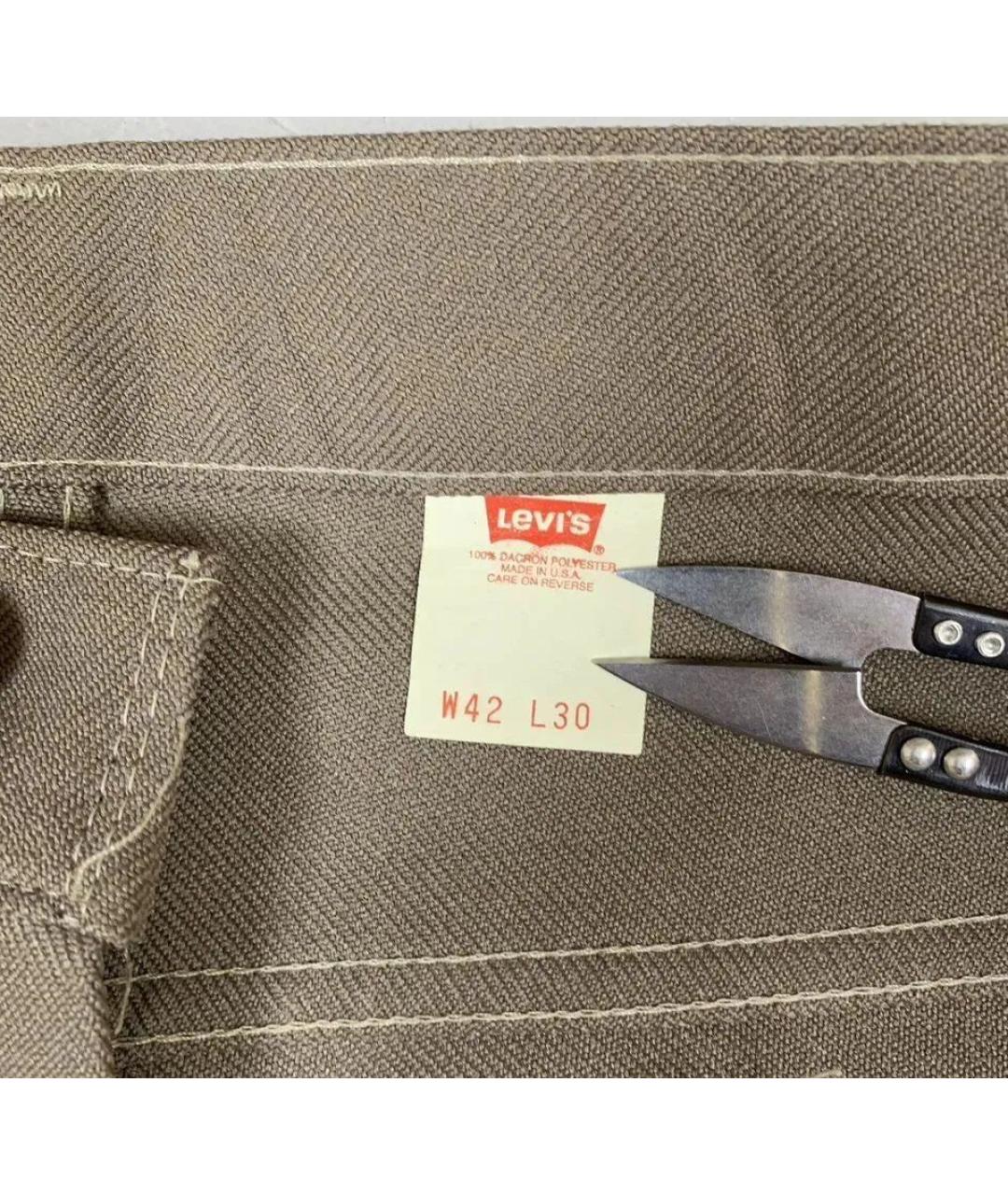 LEVI'S Коричневые брюки чинос, фото 5