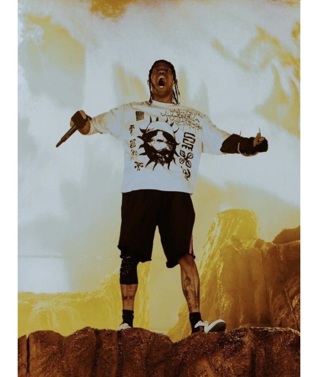 CACTUS JACK BY TRAVIS SCOTT Белая хлопковая футболка, фото 4