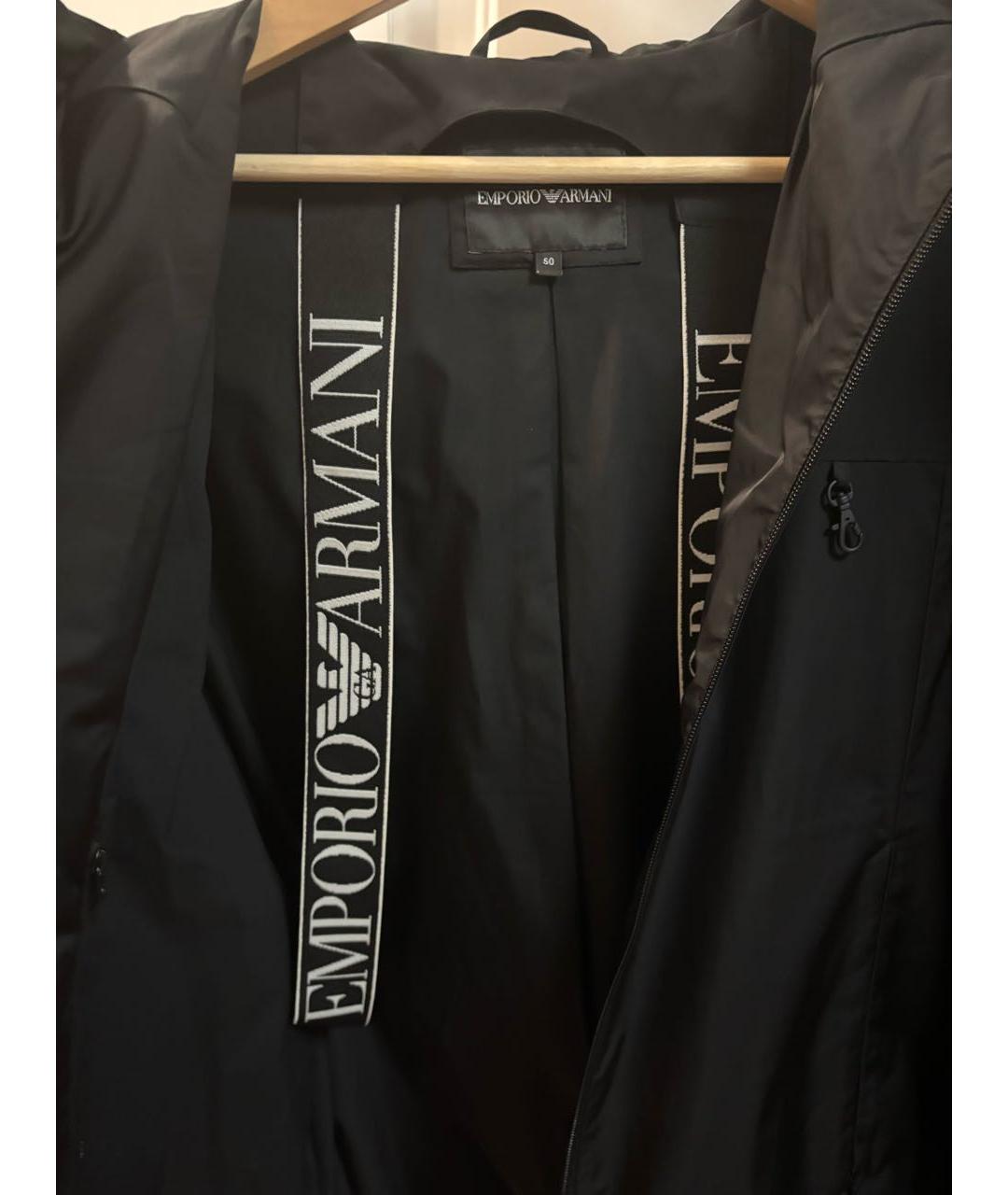 EMPORIO ARMANI Черная куртка, фото 4