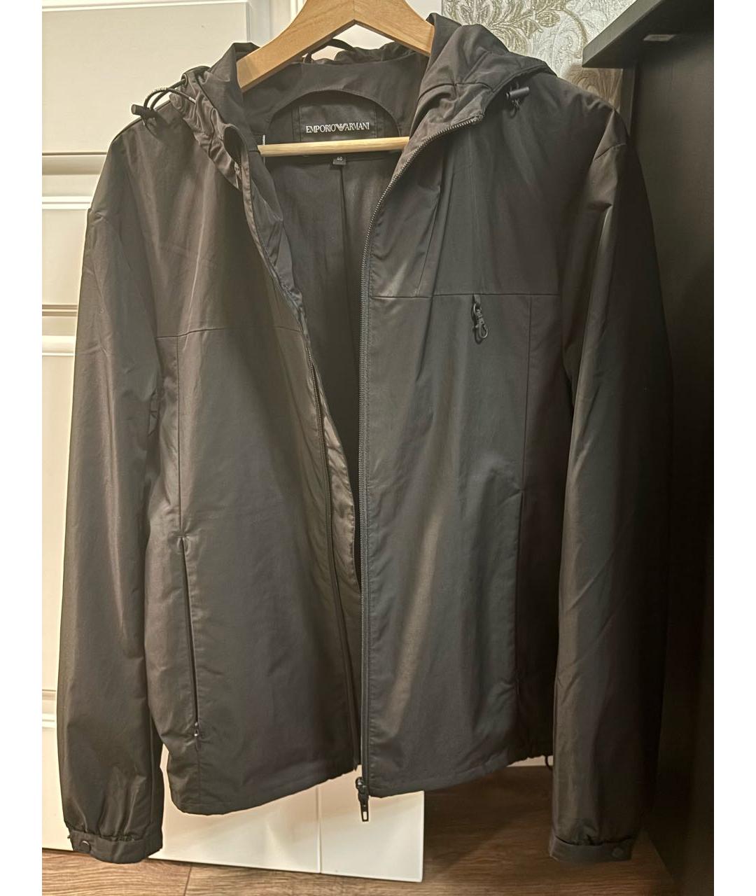 EMPORIO ARMANI Черная куртка, фото 6