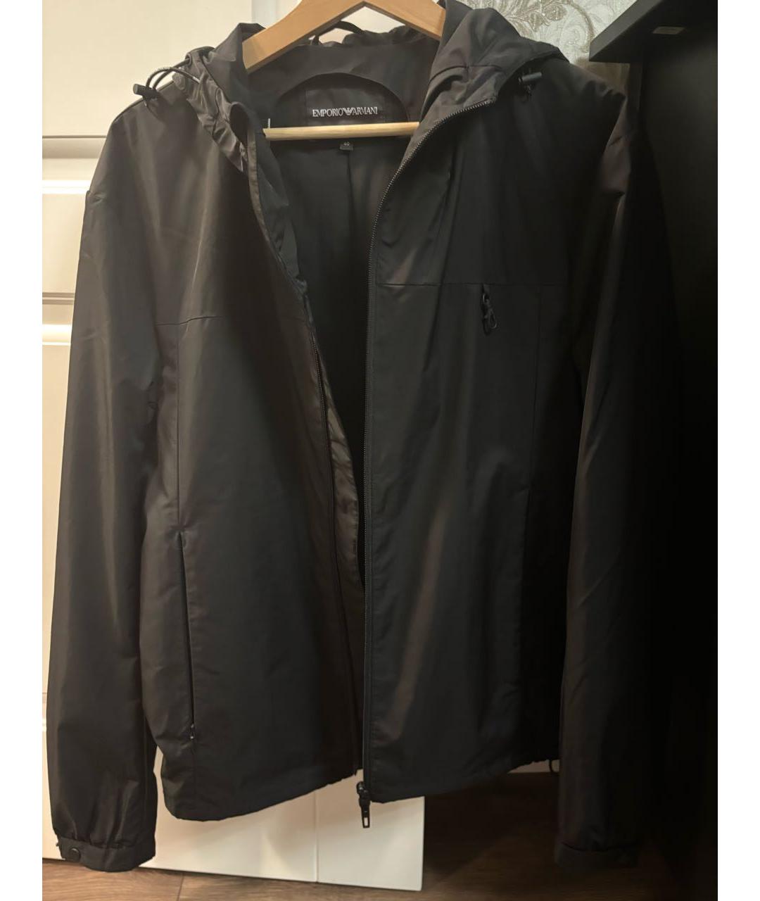 EMPORIO ARMANI Черная куртка, фото 2