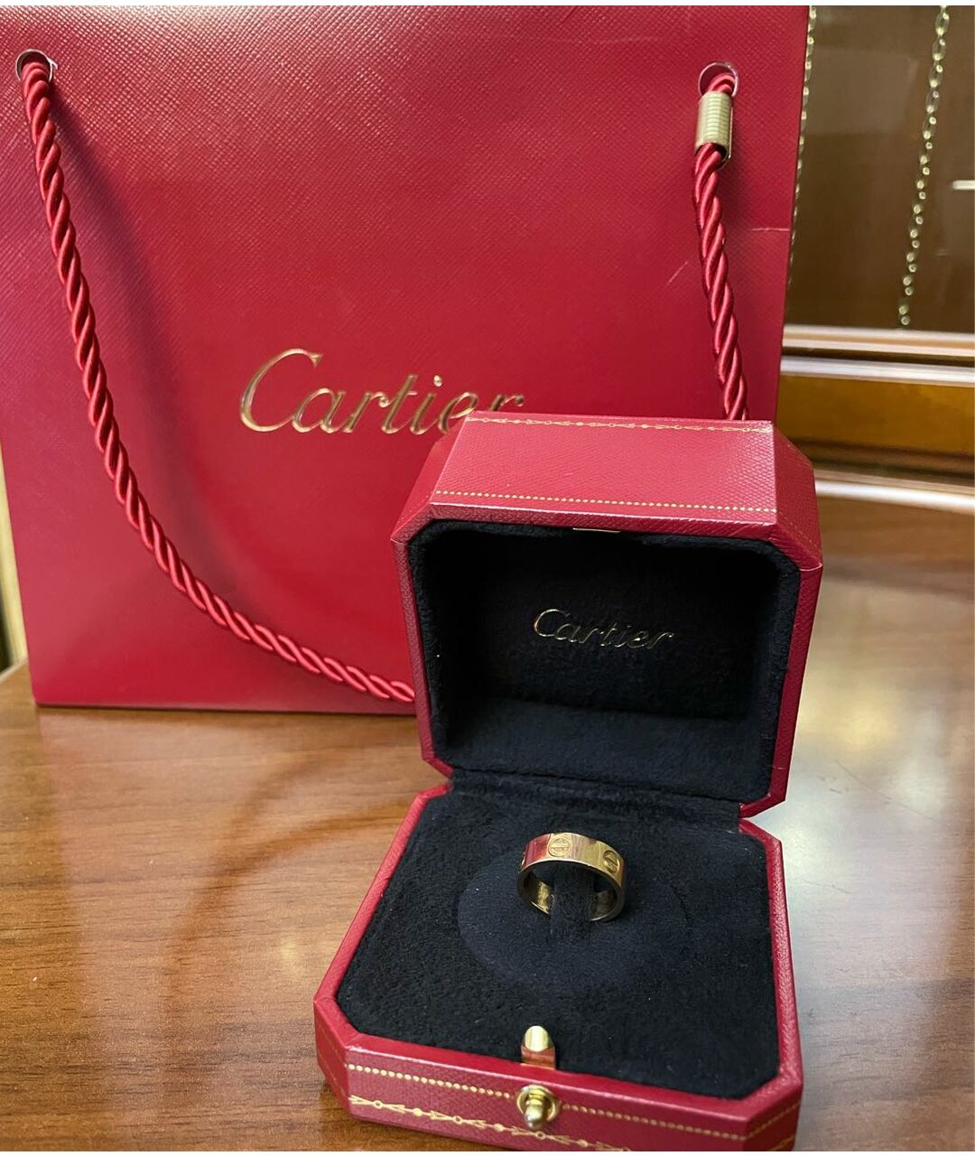 CARTIER Золотое кольцо из розового золота, фото 2