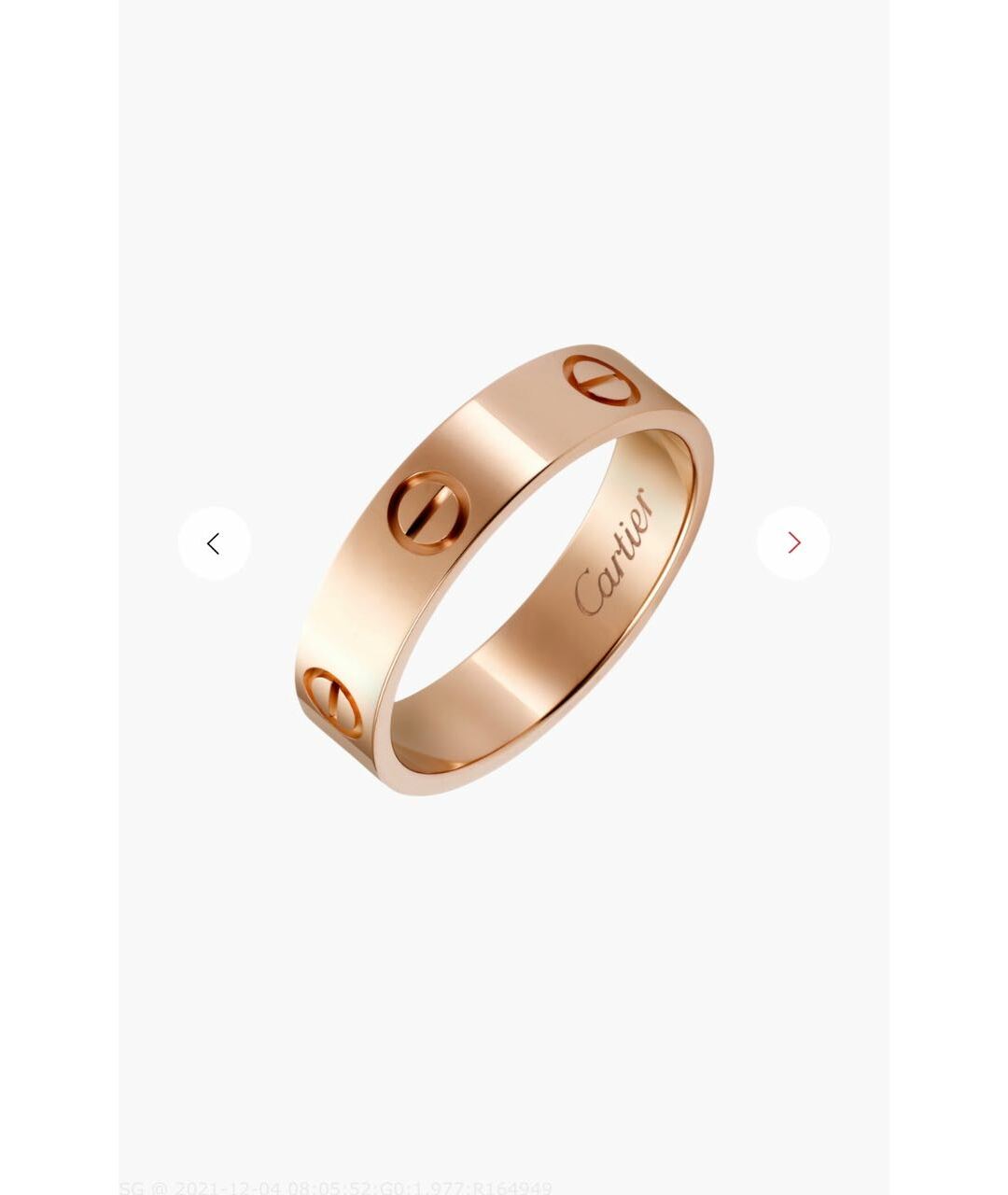 CARTIER Золотое кольцо из розового золота, фото 6