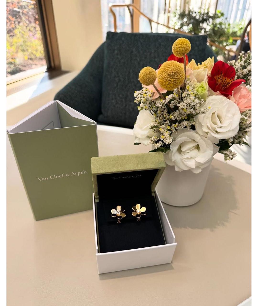 VAN CLEEF & ARPELS Золотые серьги из желтого золота, фото 3