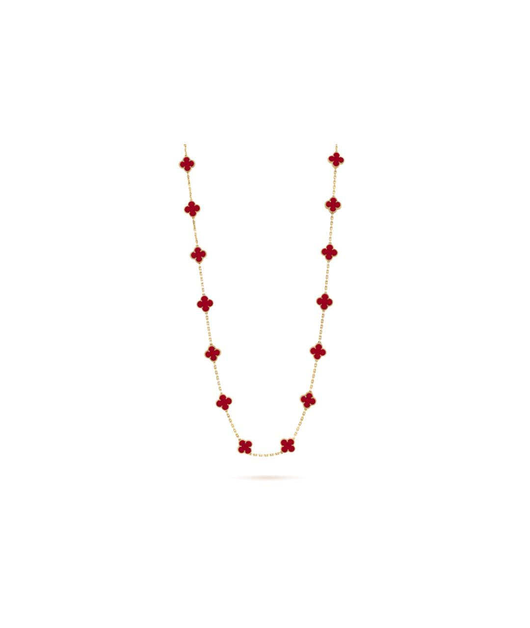 VAN CLEEF & ARPELS Красная цепочка из желтого золота, фото 1