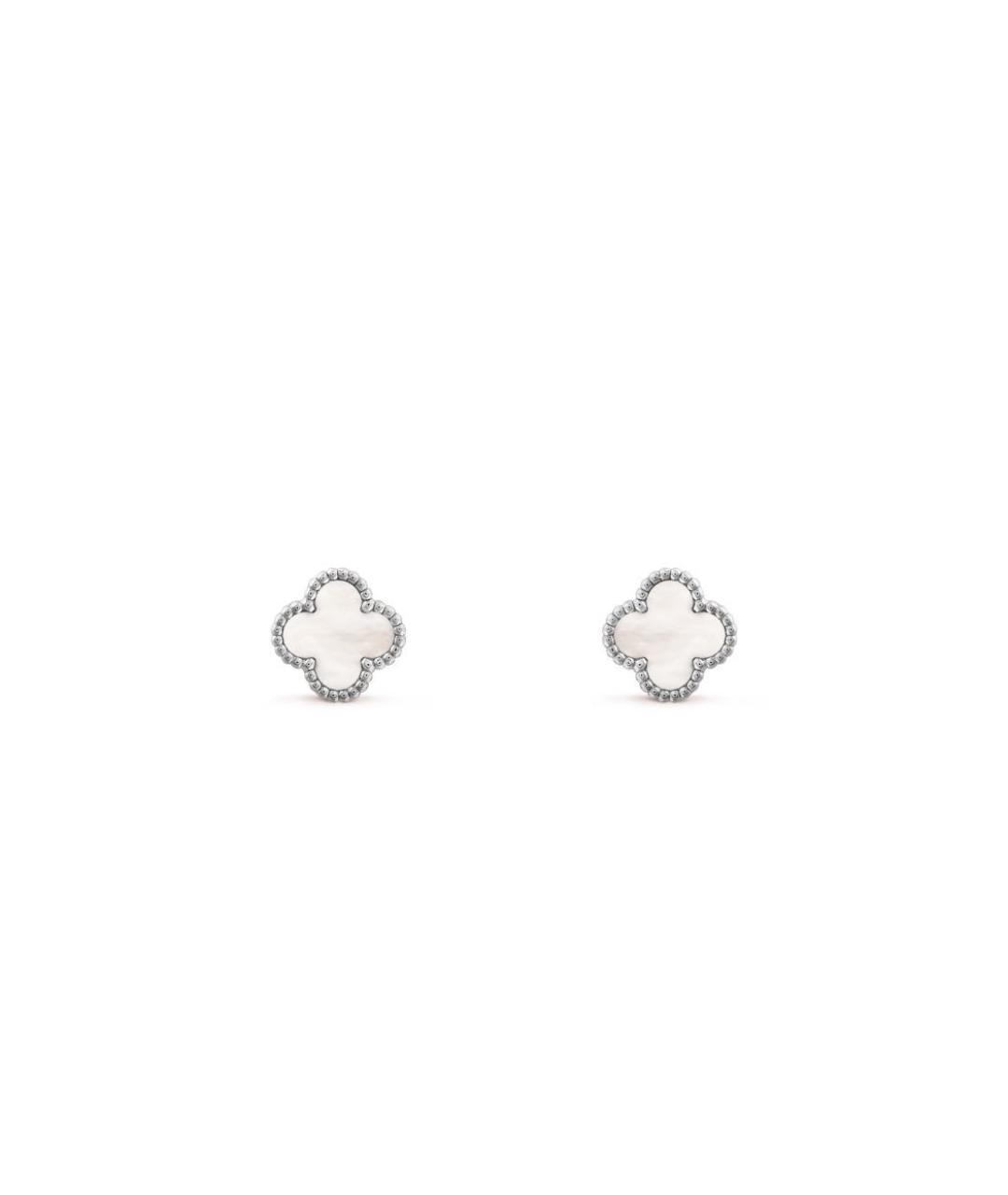 VAN CLEEF & ARPELS Серебряные серьги из белого золота, фото 1
