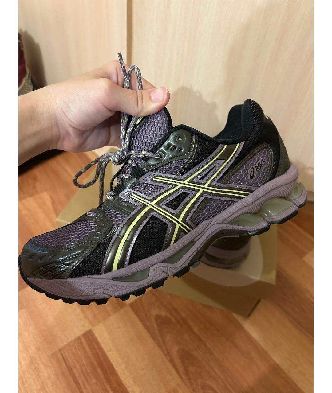 ASICS Фиолетовые кроссовки из искусственной кожи, фото 2