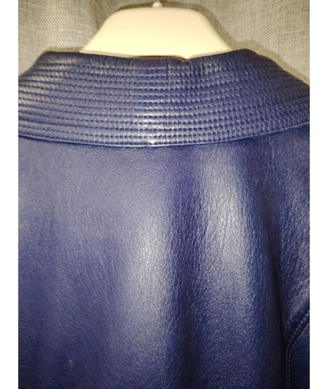 VERSUS VERSACE Фиолетовая куртка из экзотической кожи, фото 4