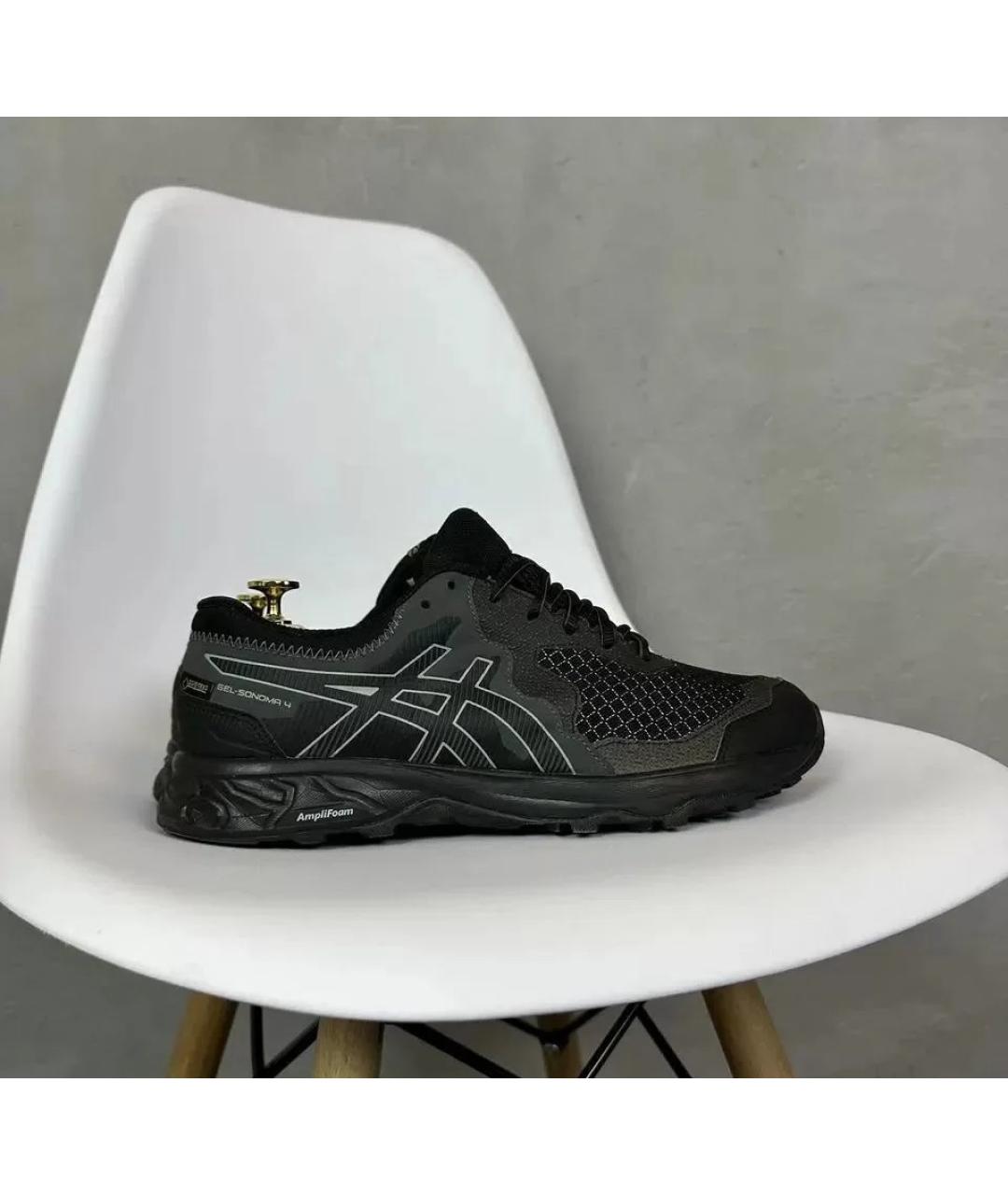 ASICS Черные низкие кроссовки / кеды, фото 2